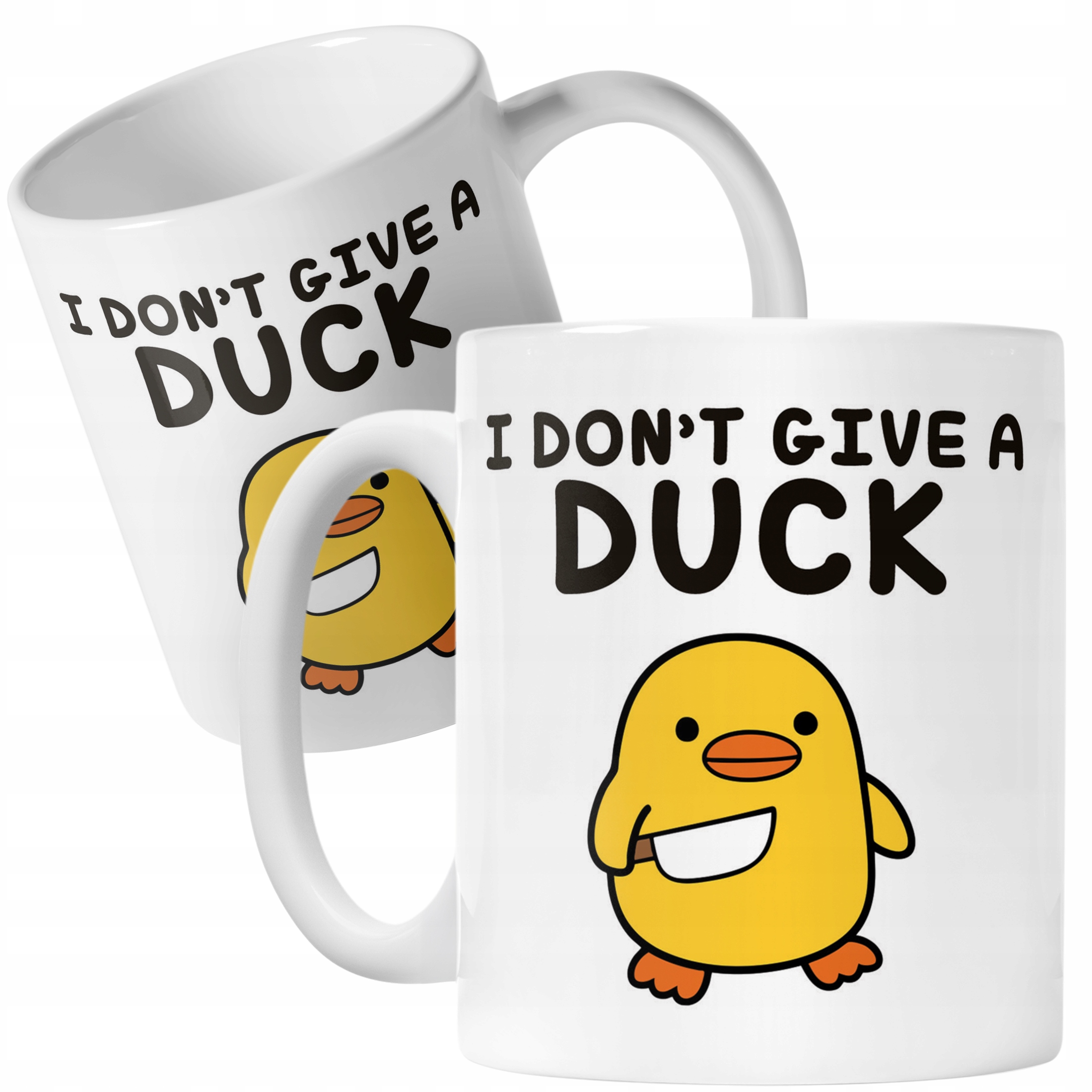 Kubek ceramiczny I Don’t Give A Duck Śmieszny Zabawny Prezent
