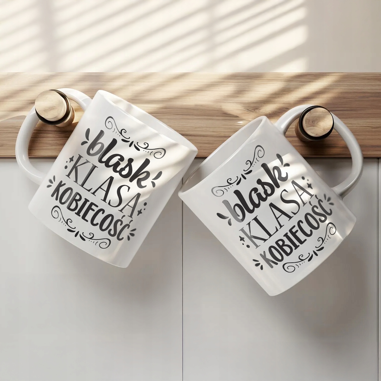 Kubek ceramiczny Dzień Kobiet Blask Klasa Kobiecość Prezent Dla Kobiety