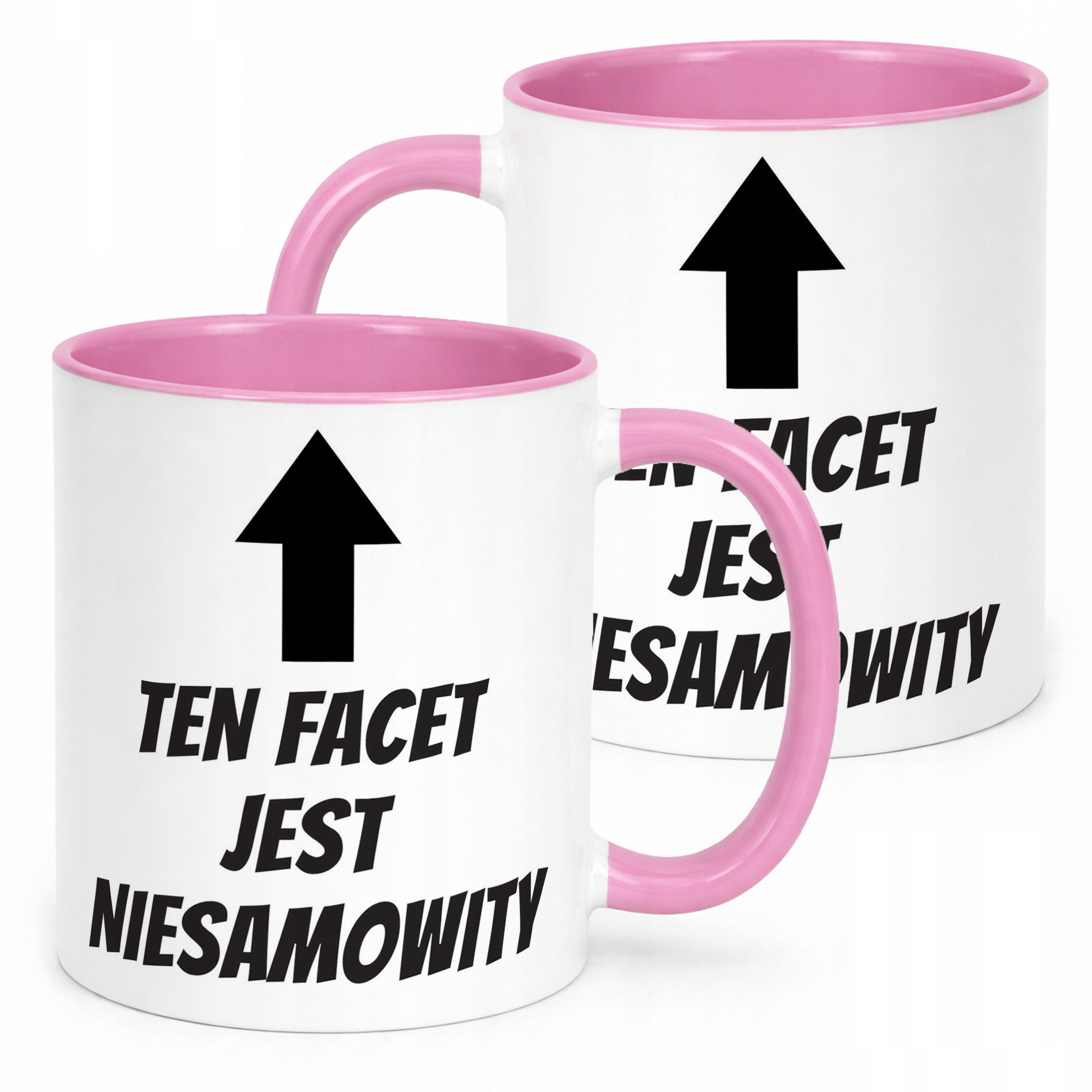 Kubek Różowy Ten Facet Jest Niesamowity Dla Mężczyzny Prezent