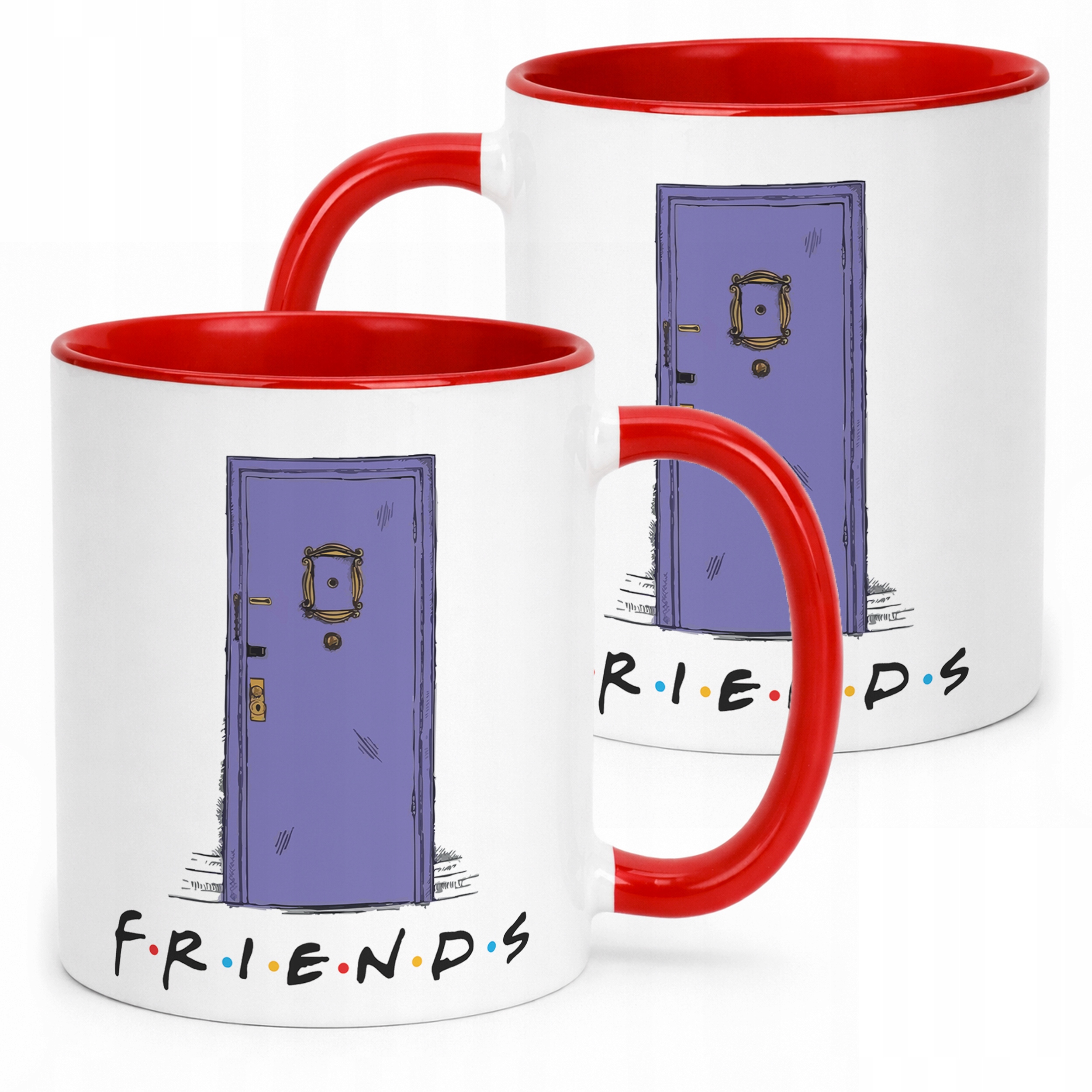Kubek Czerwony Friends Przyjaciele Dla Fanów Serialu Prezent Upominek
