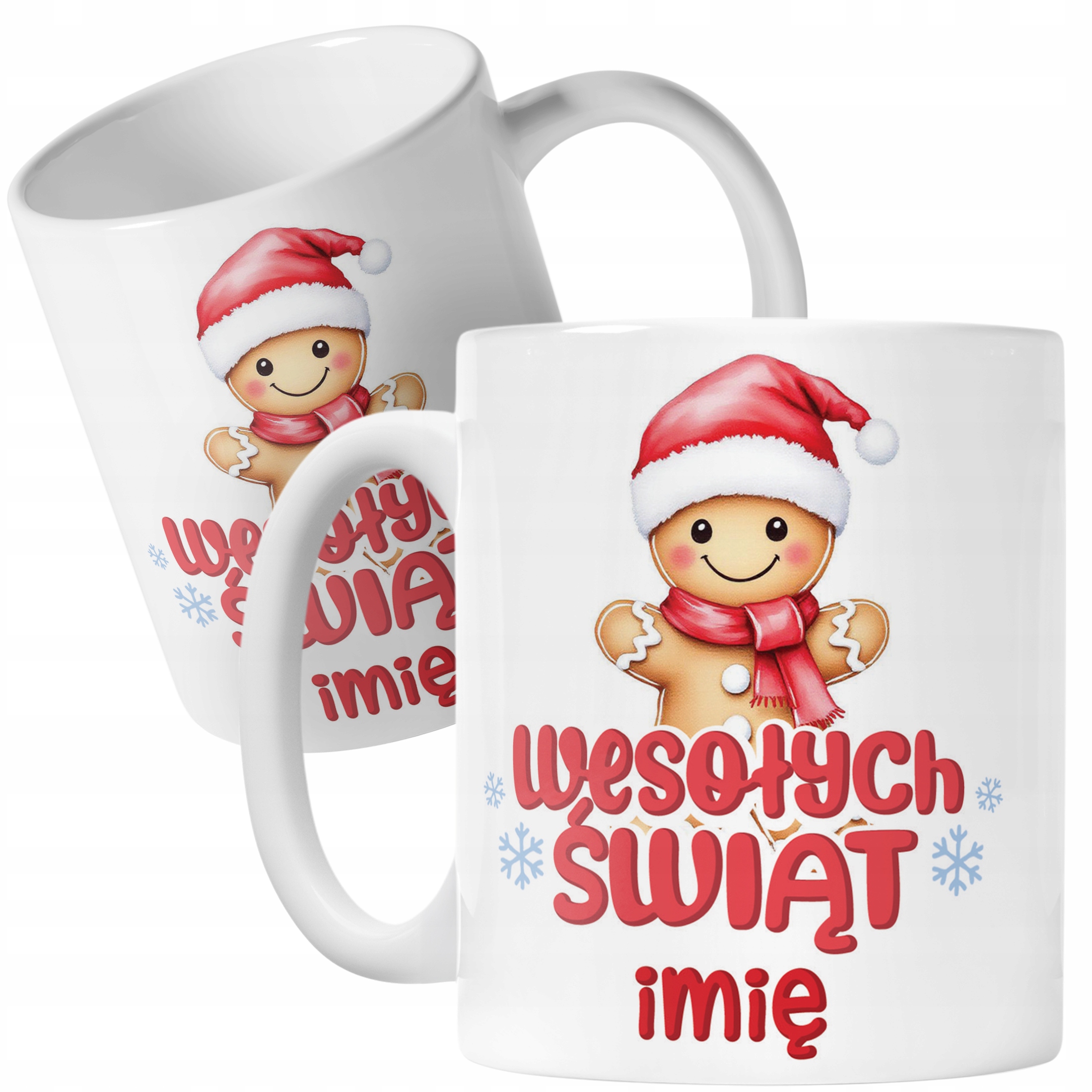 Kubek Ceramiczny Personalizowany Świąteczny Boże Narodzenie Prezent