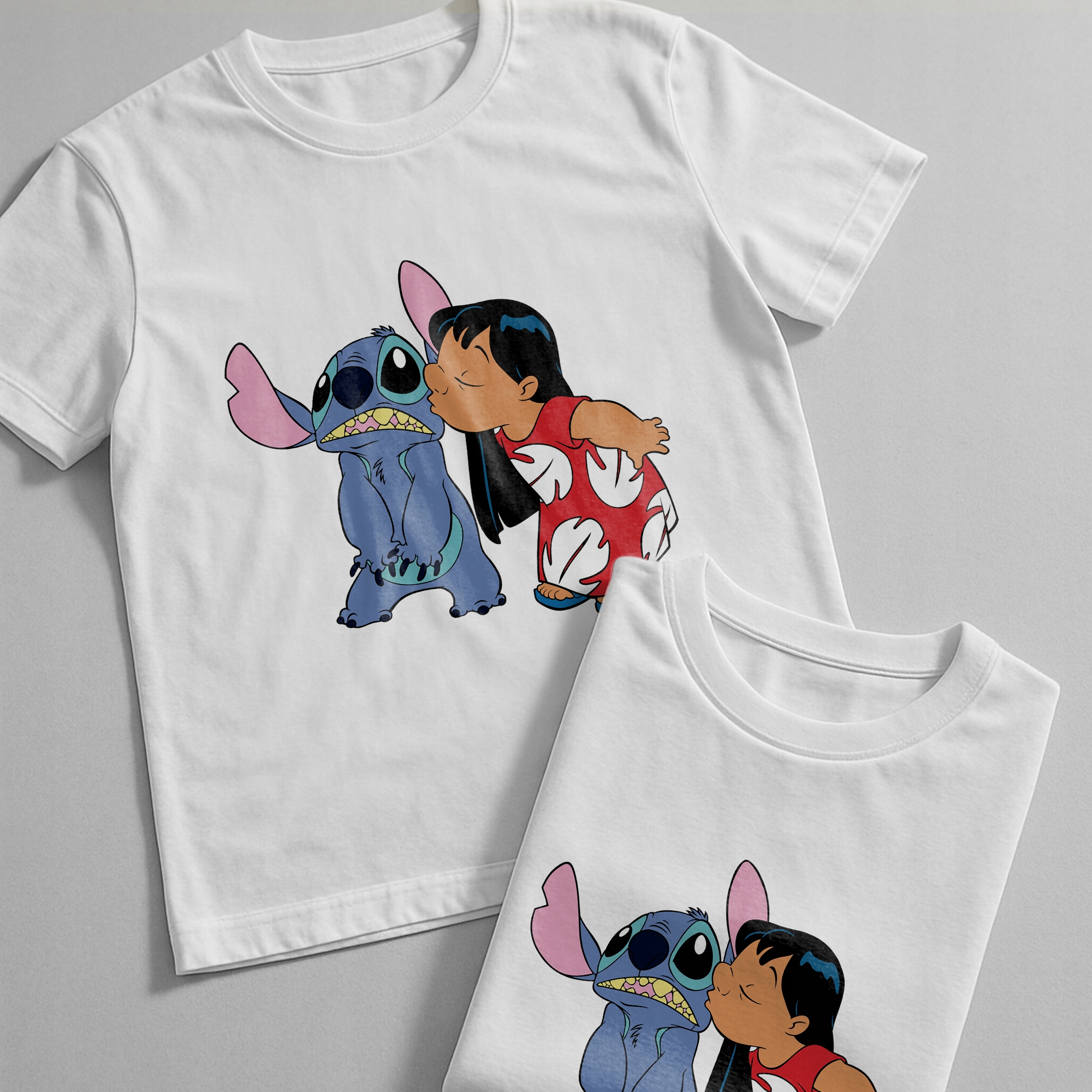 Koszulka biała dziecięca Stitch Lilo i Stich Dla Fanów