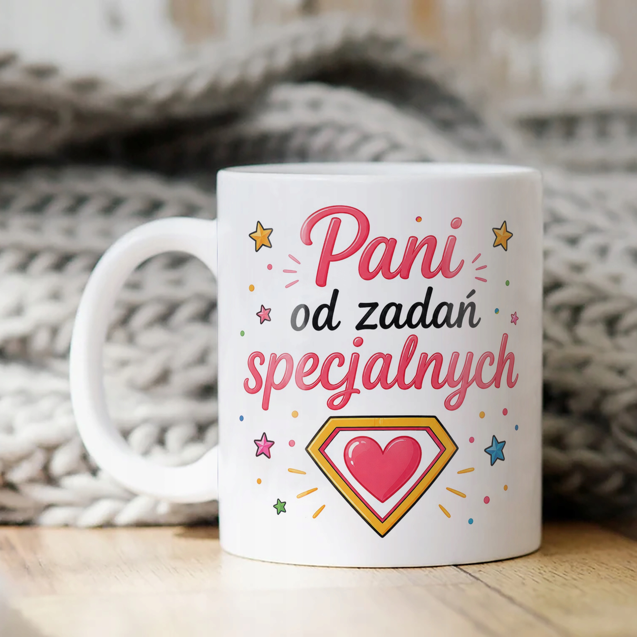 Kubek Dzień Nauczyciela Zakończenie Roku Dla Nauczycielki Prezent Upominek