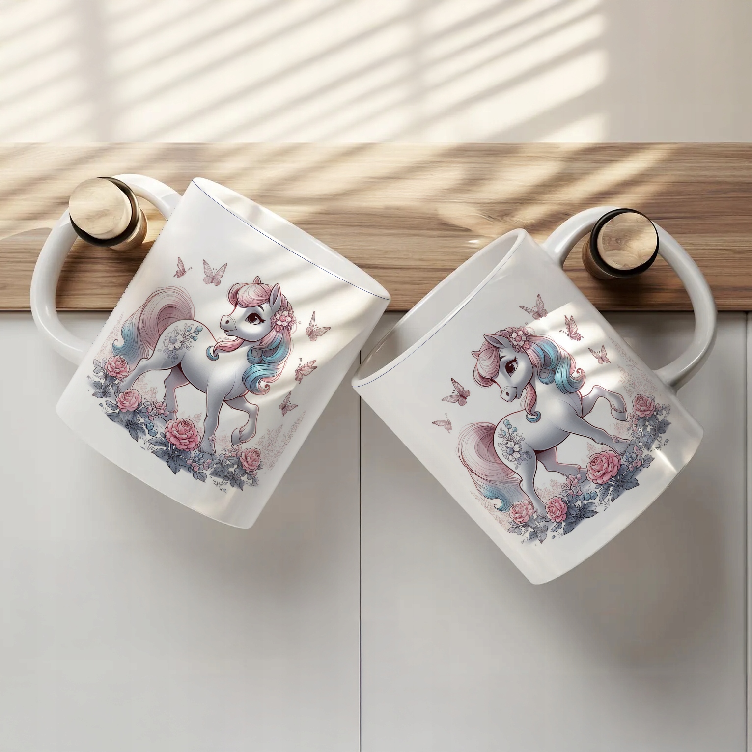 Kubek ceramiczny Z Koniem Koń Słodki Dla Dzieci Dla Koniar Prezent