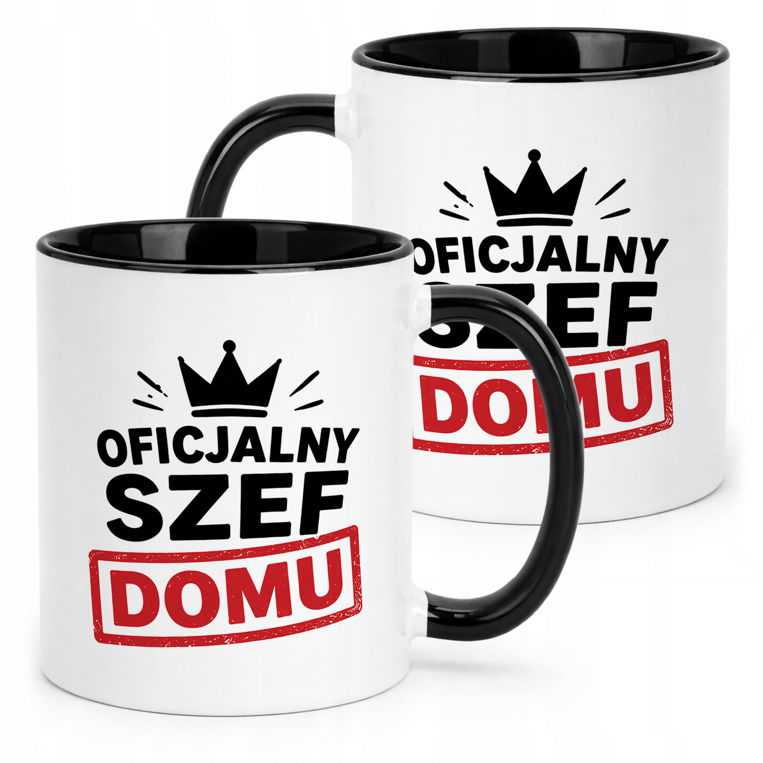 Kubek Czarny upominek na Dzień Ojca prezent dla taty