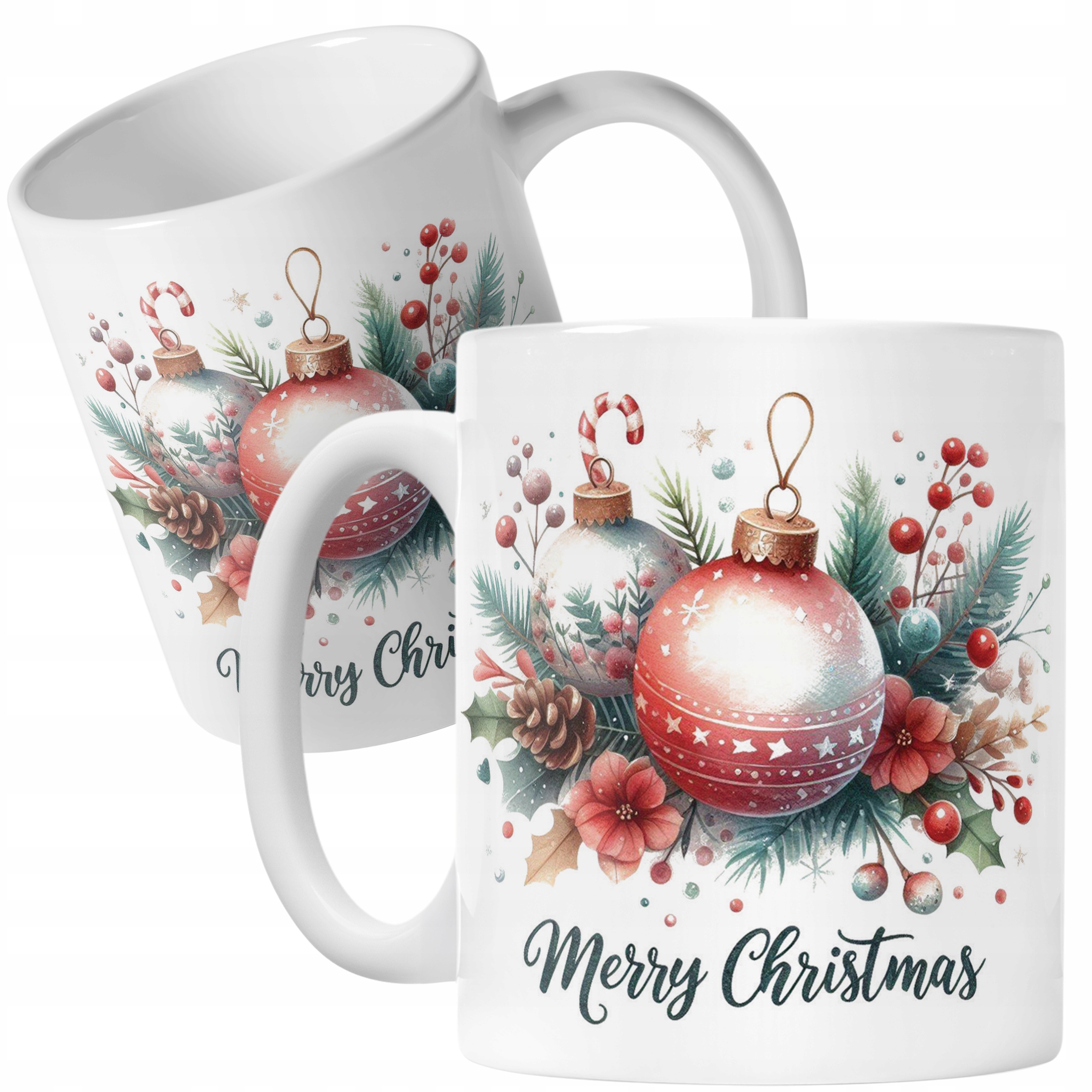 Kubek Ceramiczny Świąteczny Merry Christmas Boże Narodzenie Prezent