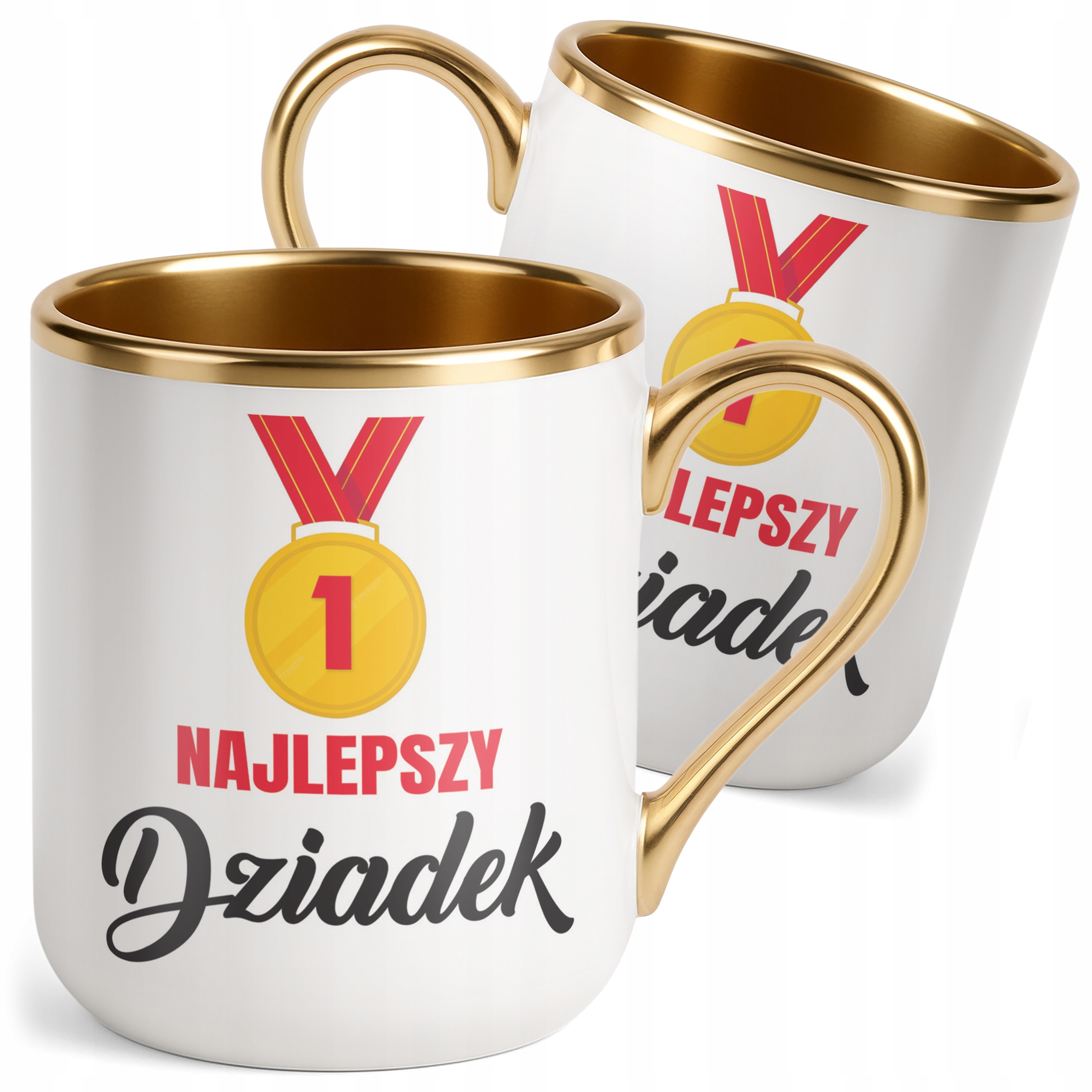 Kubek Premium Złoty Dzień Dziadka Dla Dziadka Prezent Upominek