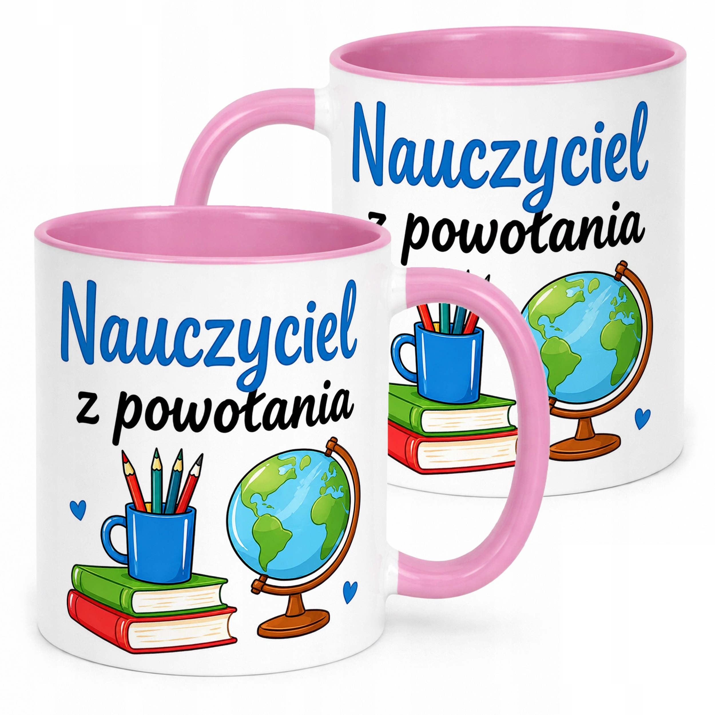 Kubek Różowy Dzień Nauczyciela Dla Nauczyciela Prezent Upominek