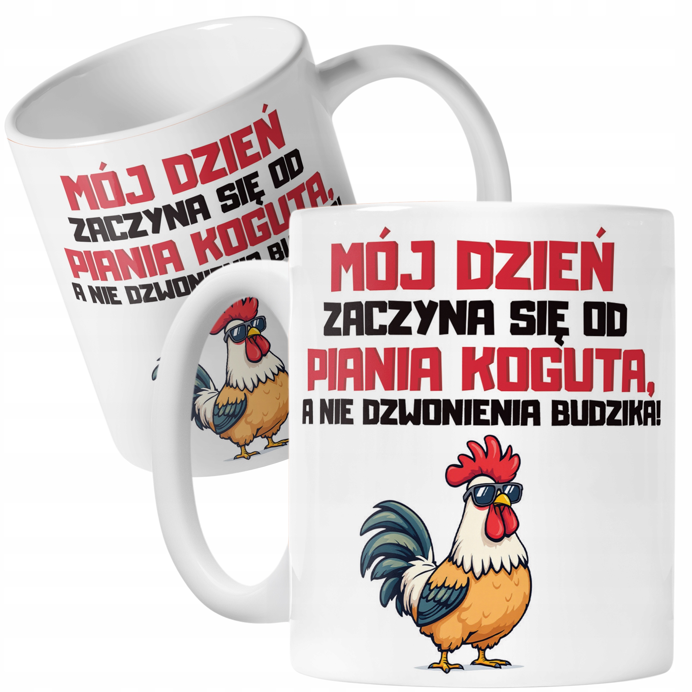 Kubek ceramiczny Rolnik Dla Rolnika Kogut Zabawny Prezent Upominek