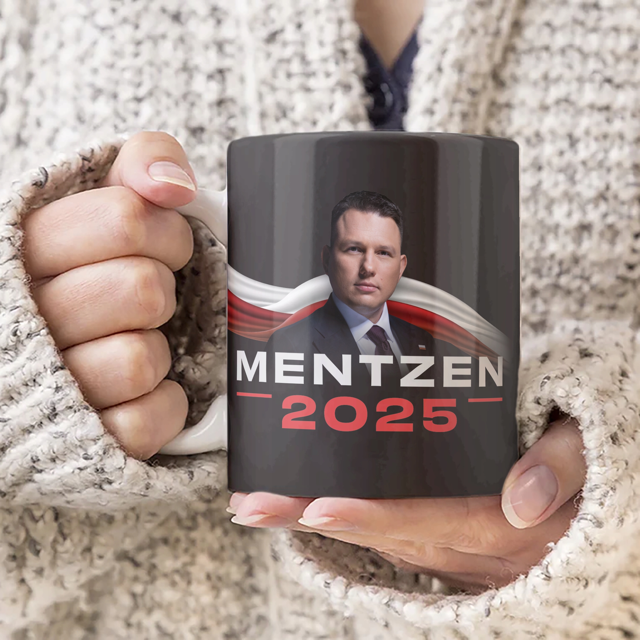 Kubek ceramiczny Sławomir Mentzen #Mentzen2025 Konfederacja Wybory