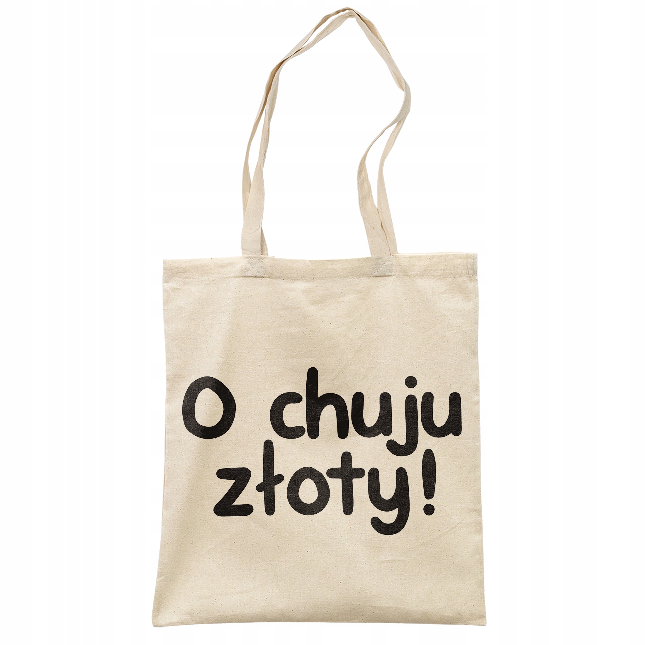 Torba bawełniana na zakupy O Ch**u Złoty Zabawny Prezent