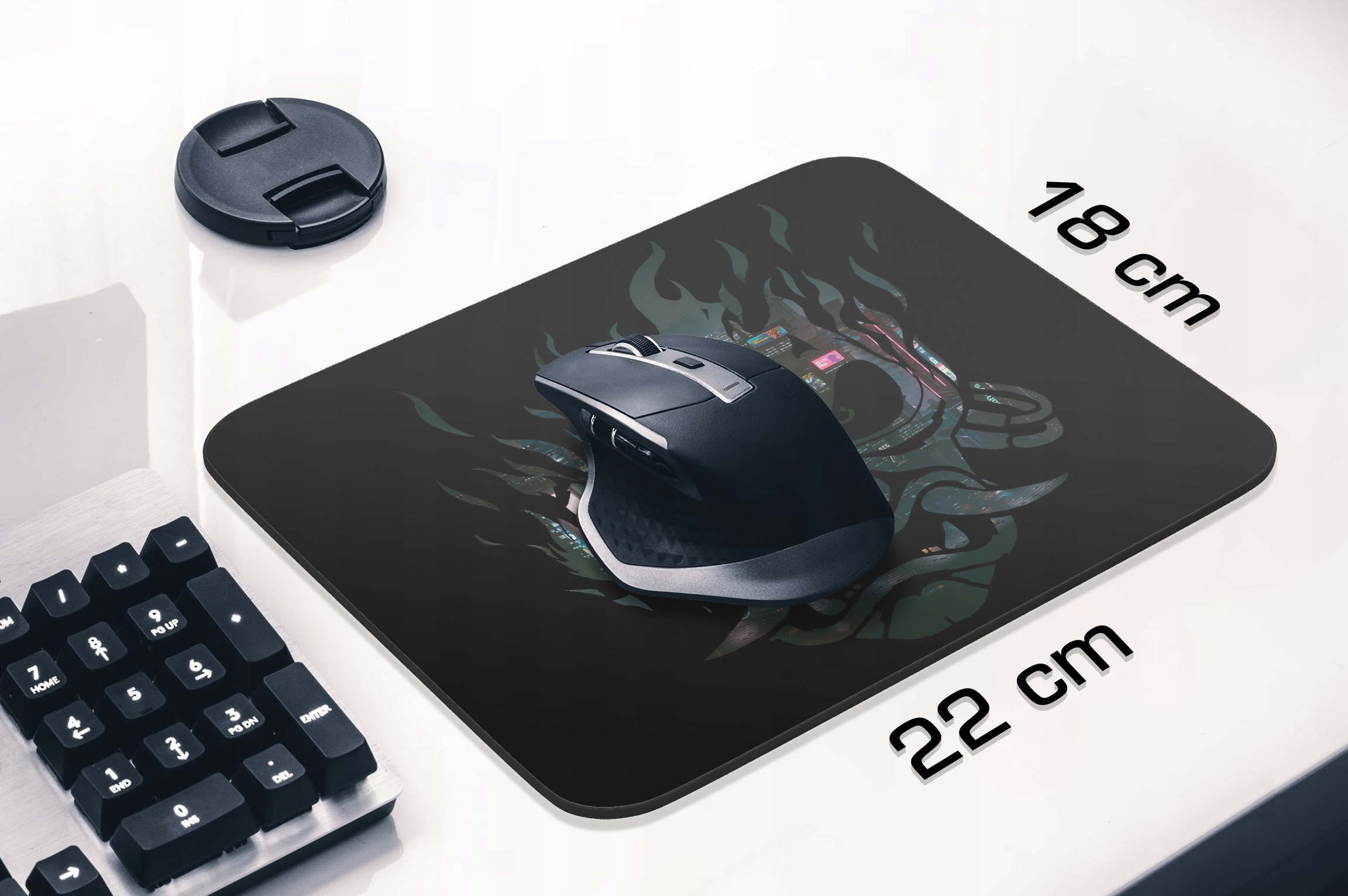 Podkładka pod mysz 22×18 cm Cyberpunk 2077 Arasaka Przyszłość dla gracza