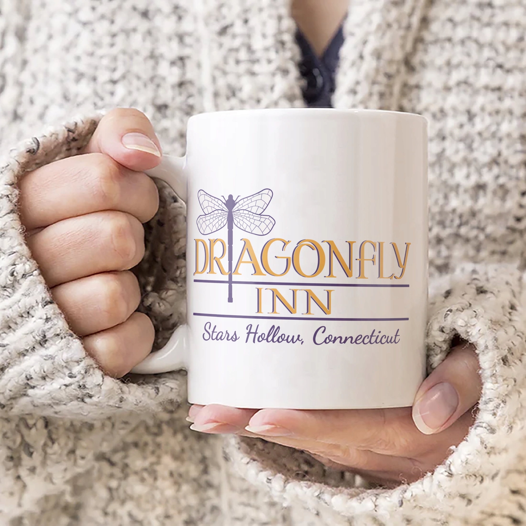 Kubek ceramiczny Gilmore Girls Dla Fanów Serialu Dragonfly Inn
