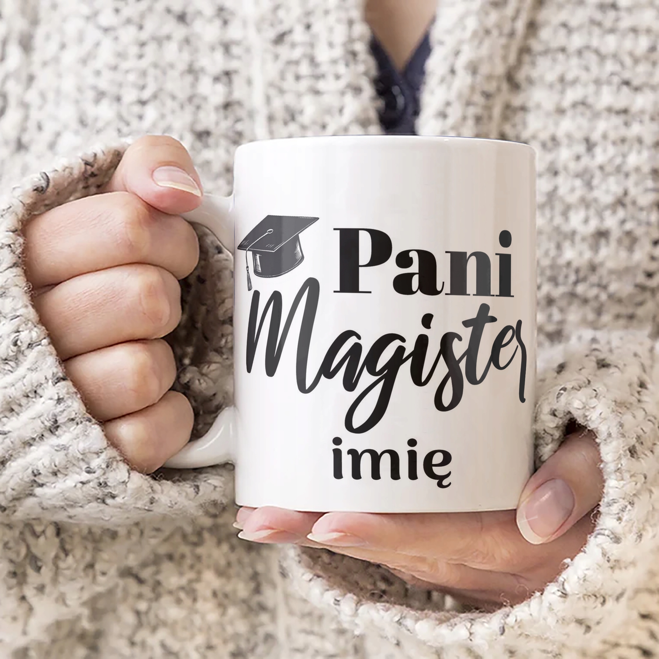 Kubek Ceramiczny Personalizowany Pani Magister Prezent Upominek