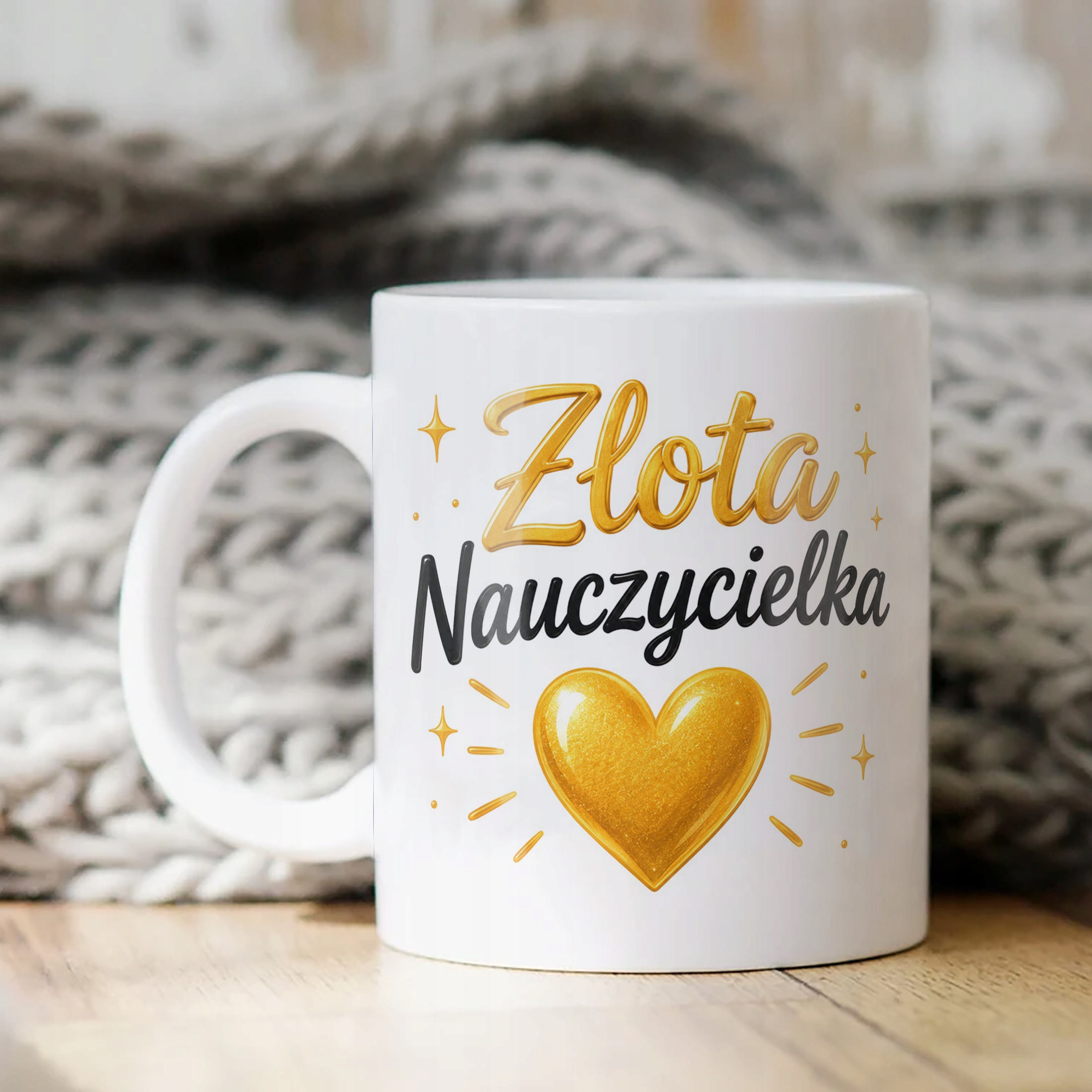 Kubek Dzień Nauczyciela Zakończenie Roku Dla Nauczycielki Prezent Upominek