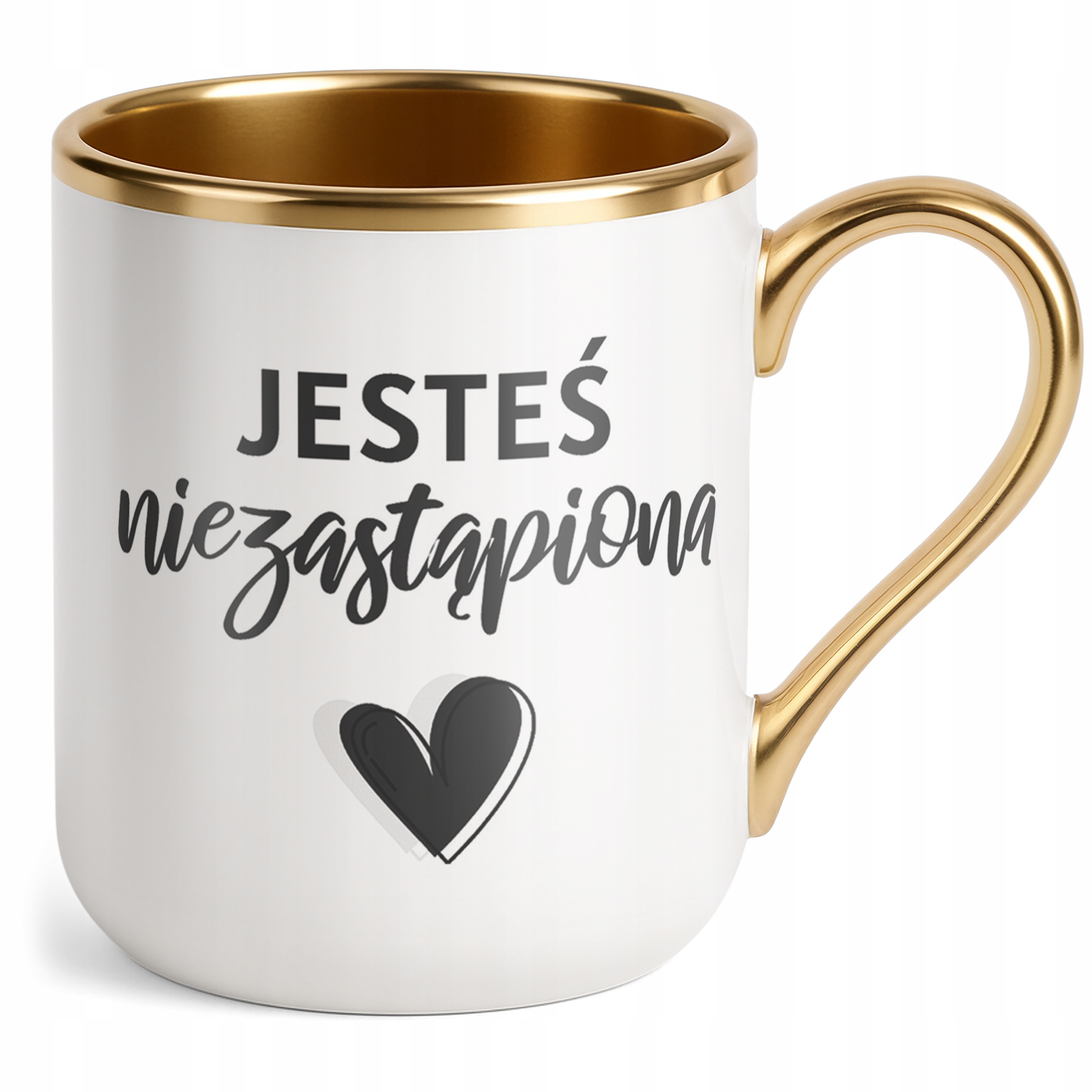 Kubek Premium Złoty Świadkowa Idealna Prezent Dla Świadkowej Ślub