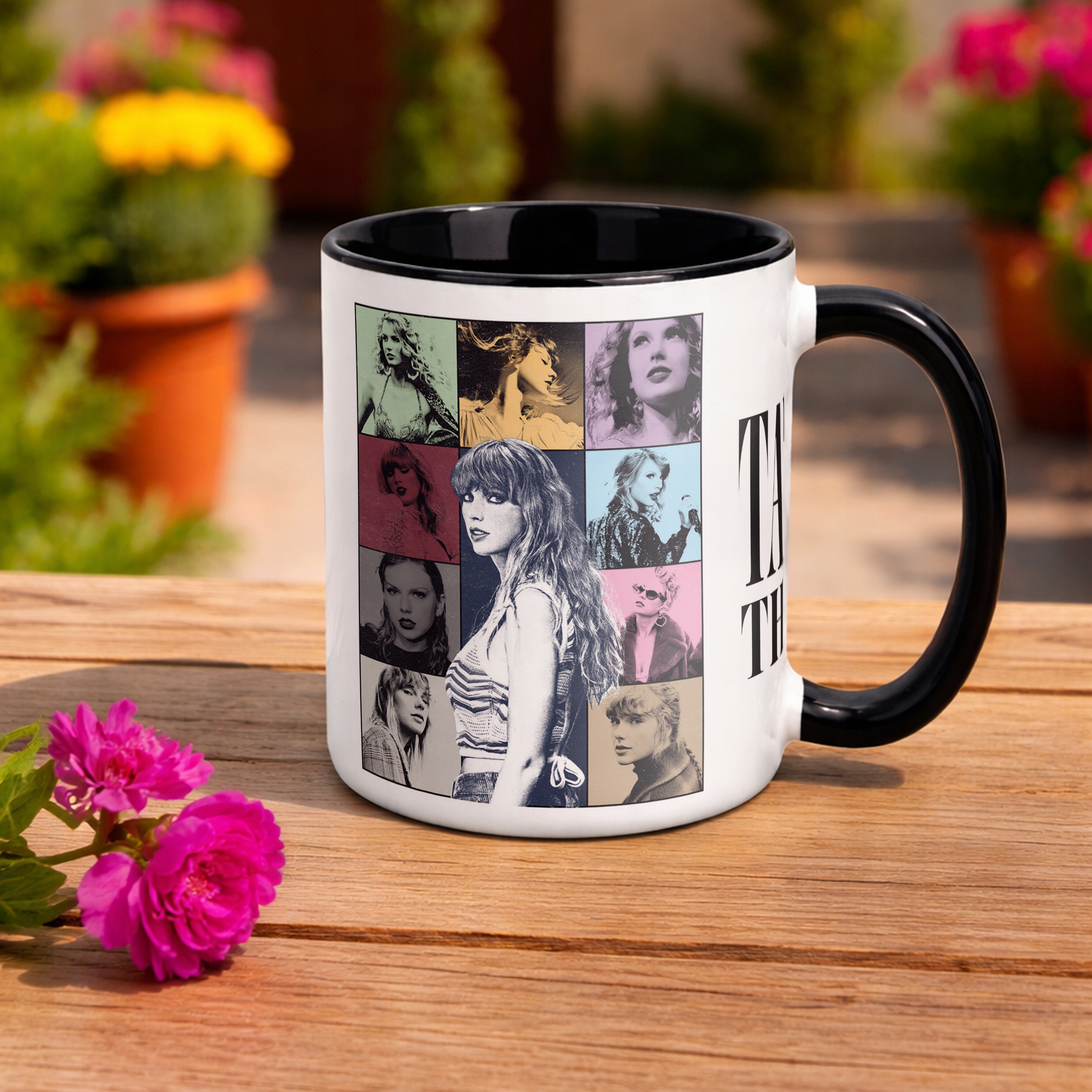 Kubek Czarny Taylor Swift The Eras Tour Dla Fanów Prezent Upominek