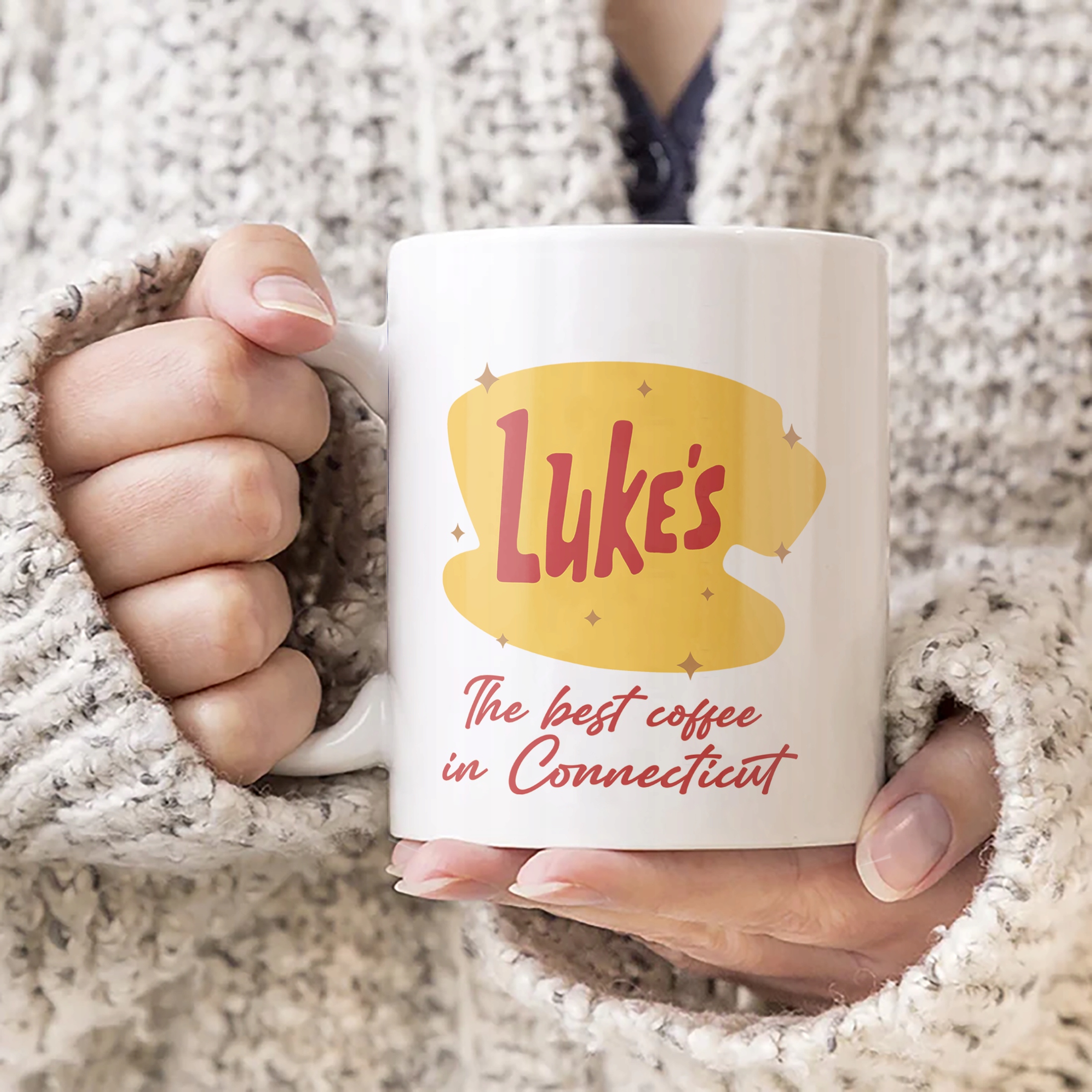 Kubek ceramiczny Gilmore Girls Dla Fanów Serialu Luke’s Coffee