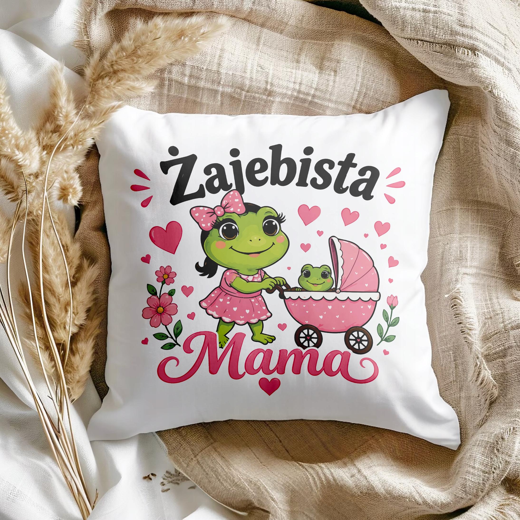 Poduszka dla mamy 38x38cm prezent na Dzień Matki fajny upominek dla mamy
