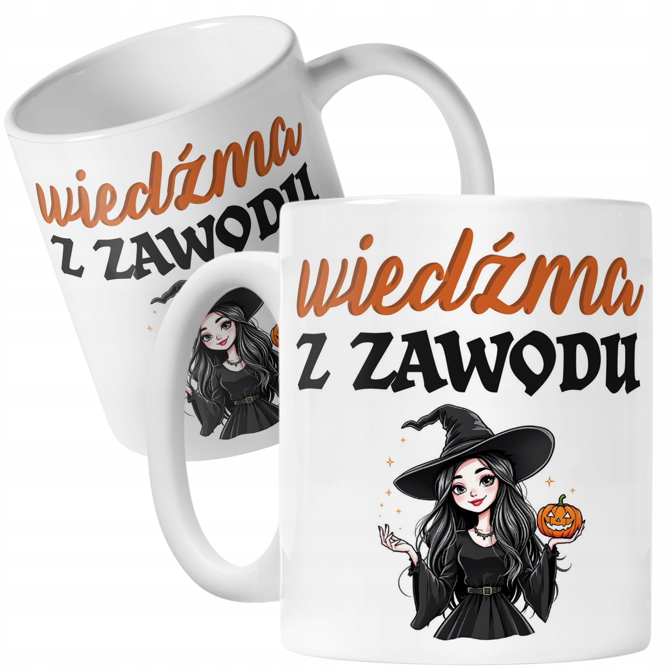 Kubek ceramiczny Halloween Wiedźma Z Zawodu Dla Kobiety Prezent Upominek