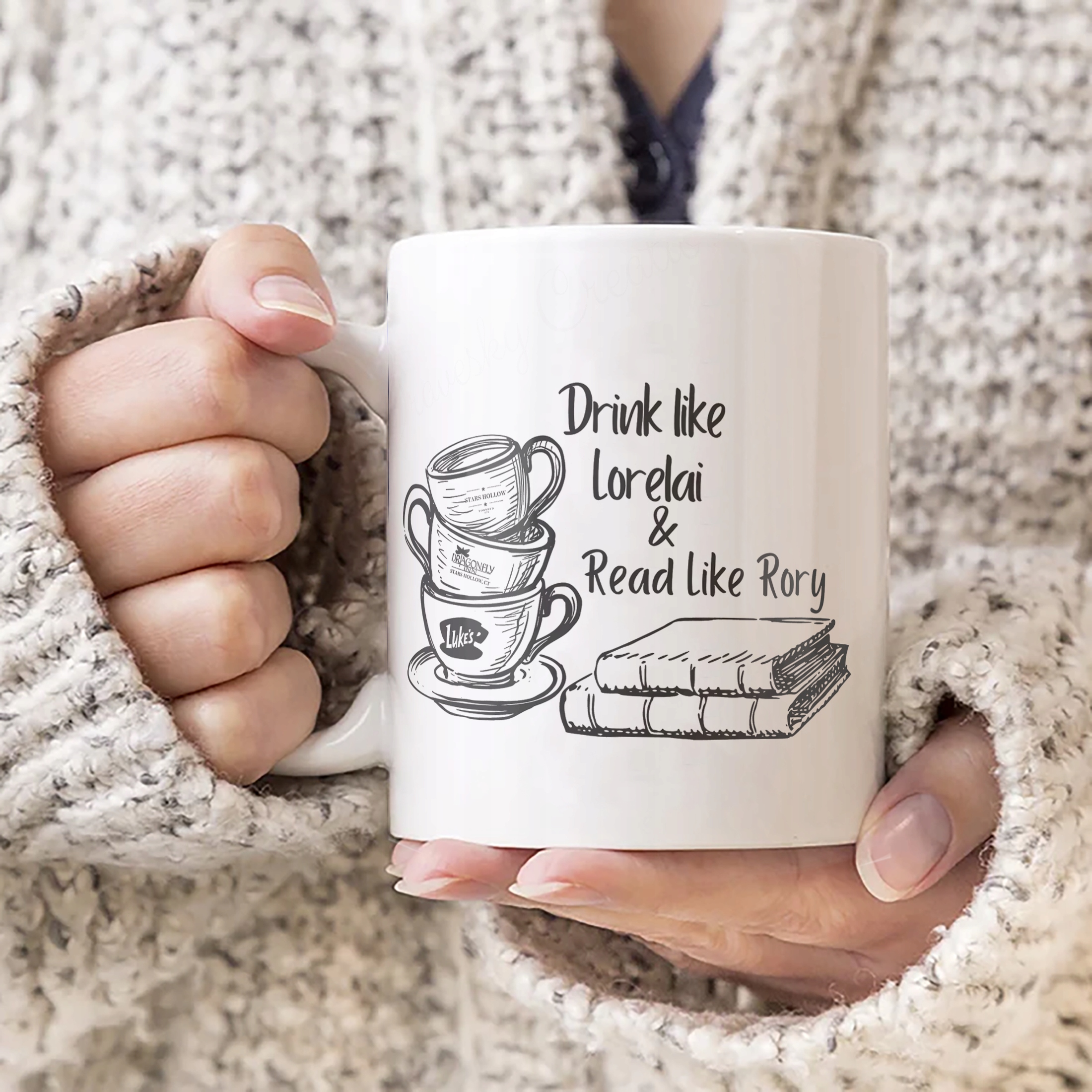 Kubek ceramiczny Gilmore Girls Dla Fanów Serialu Rory Lorelai