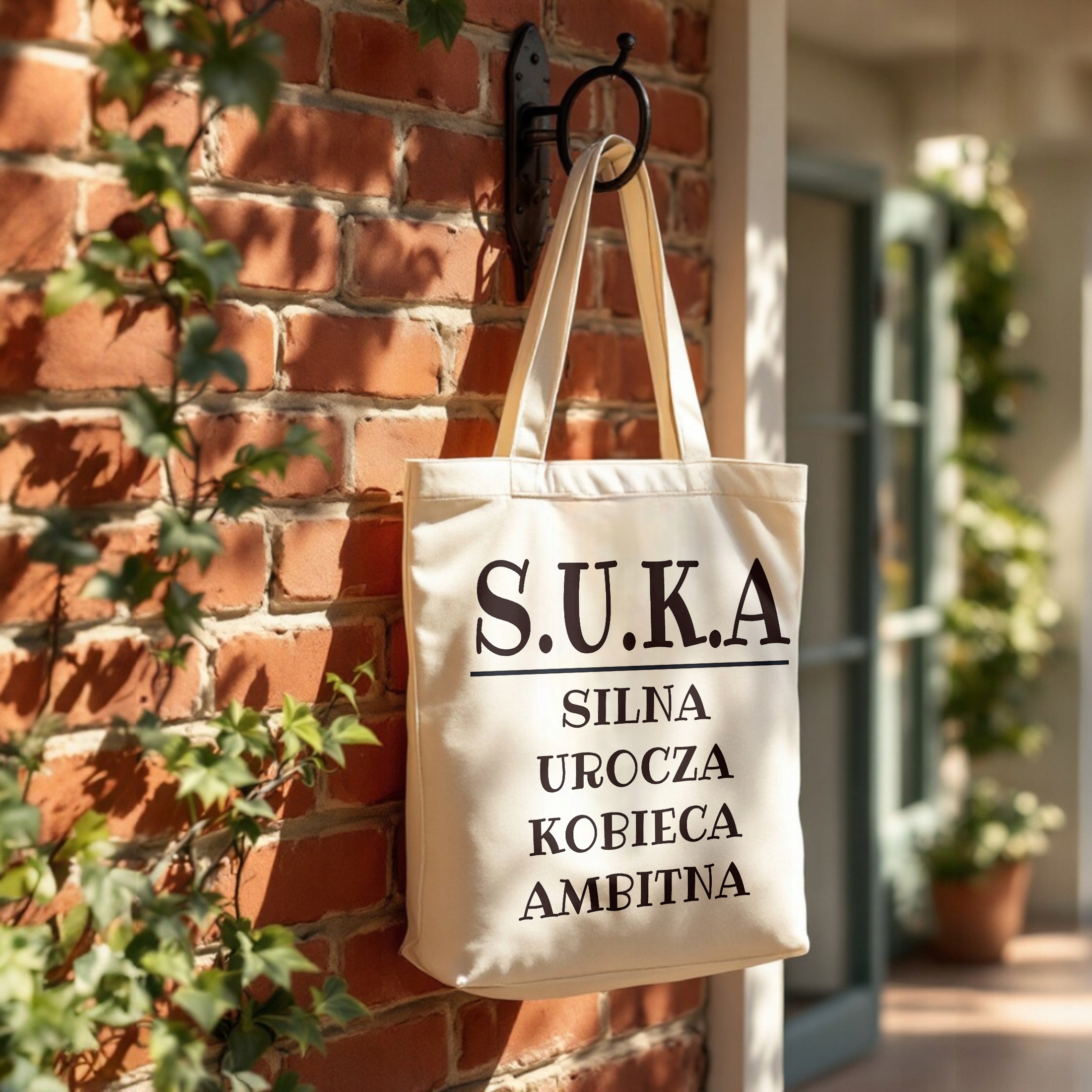 Torba bawełniana premium S.U.K.A Zabawny Prezent