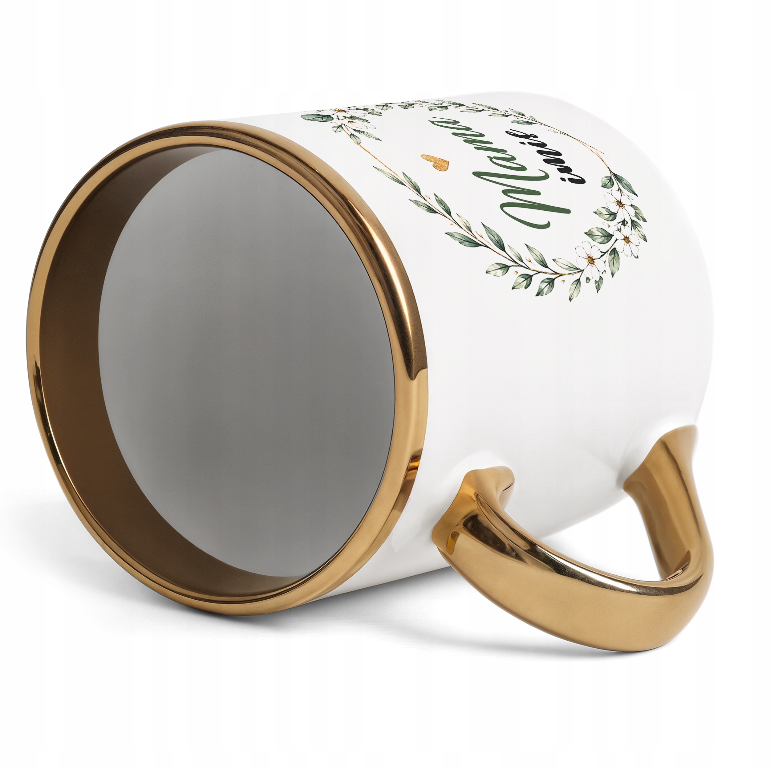 Kubek premium złoty personalizowany dla mamy prezent Dzień Matki