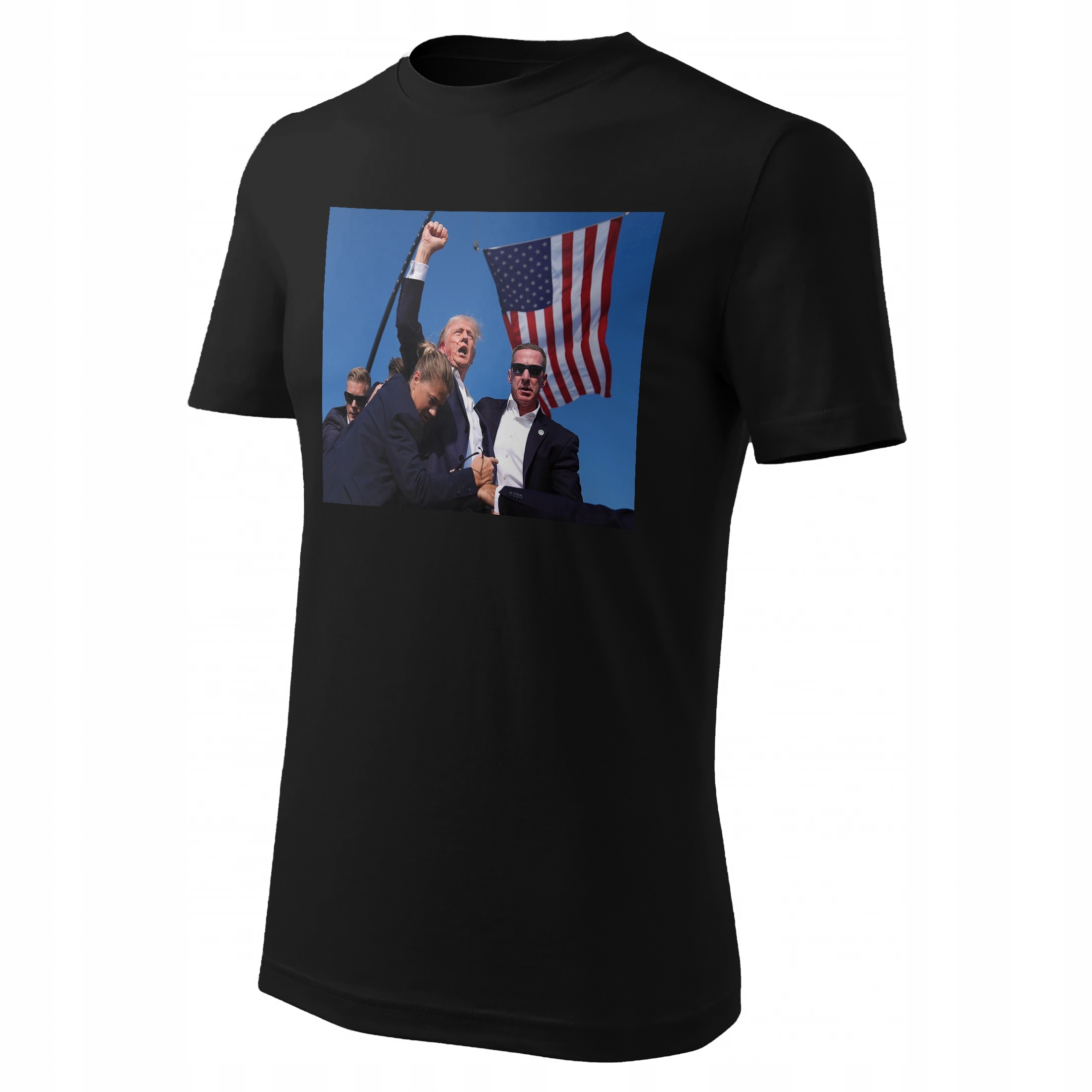 Koszulka męska czarna Donald Trump wybory Make America Great Again r. 3XL
