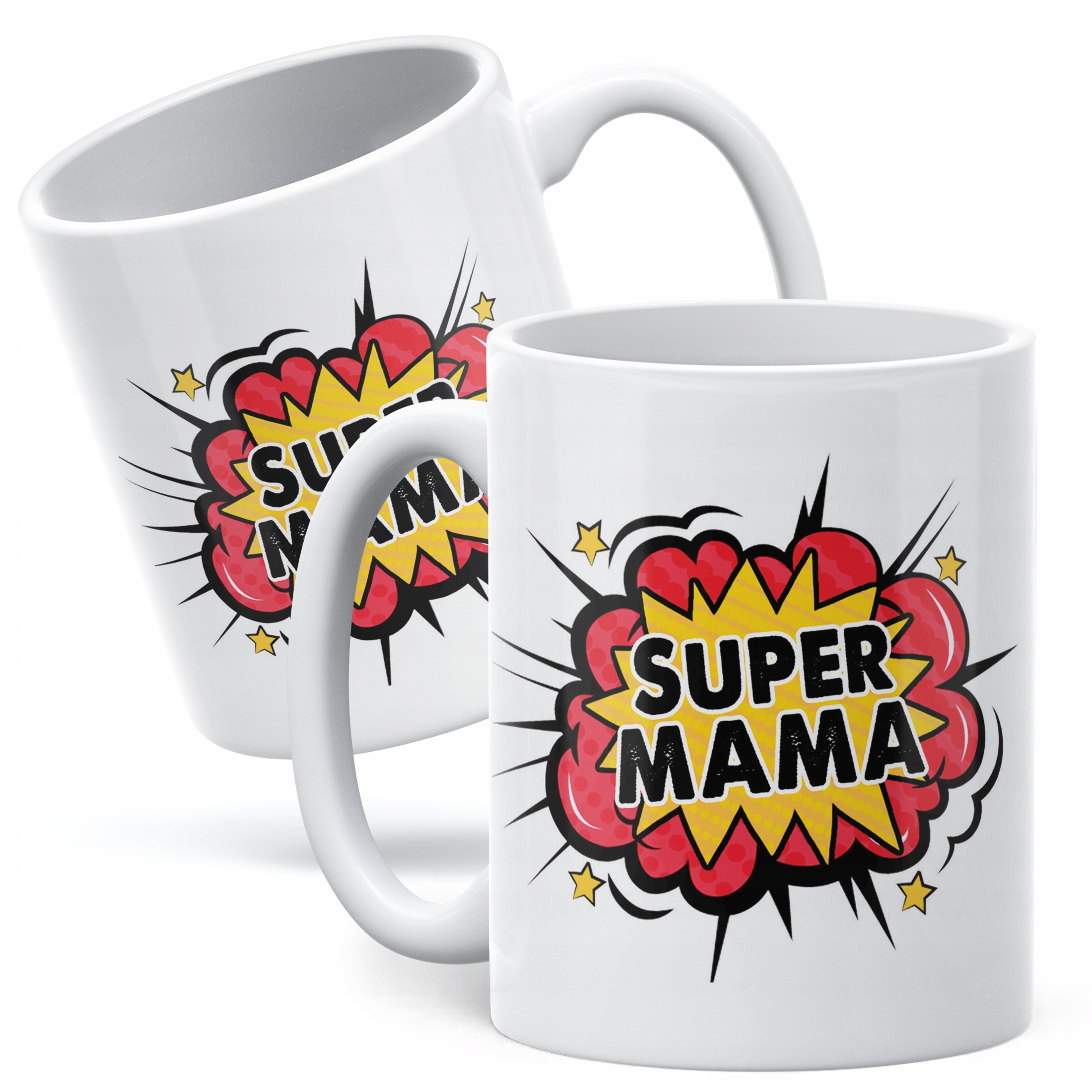 Kubek ceramiczny Dzień Matki Dla Mamy Prezent Upominek Super Mama