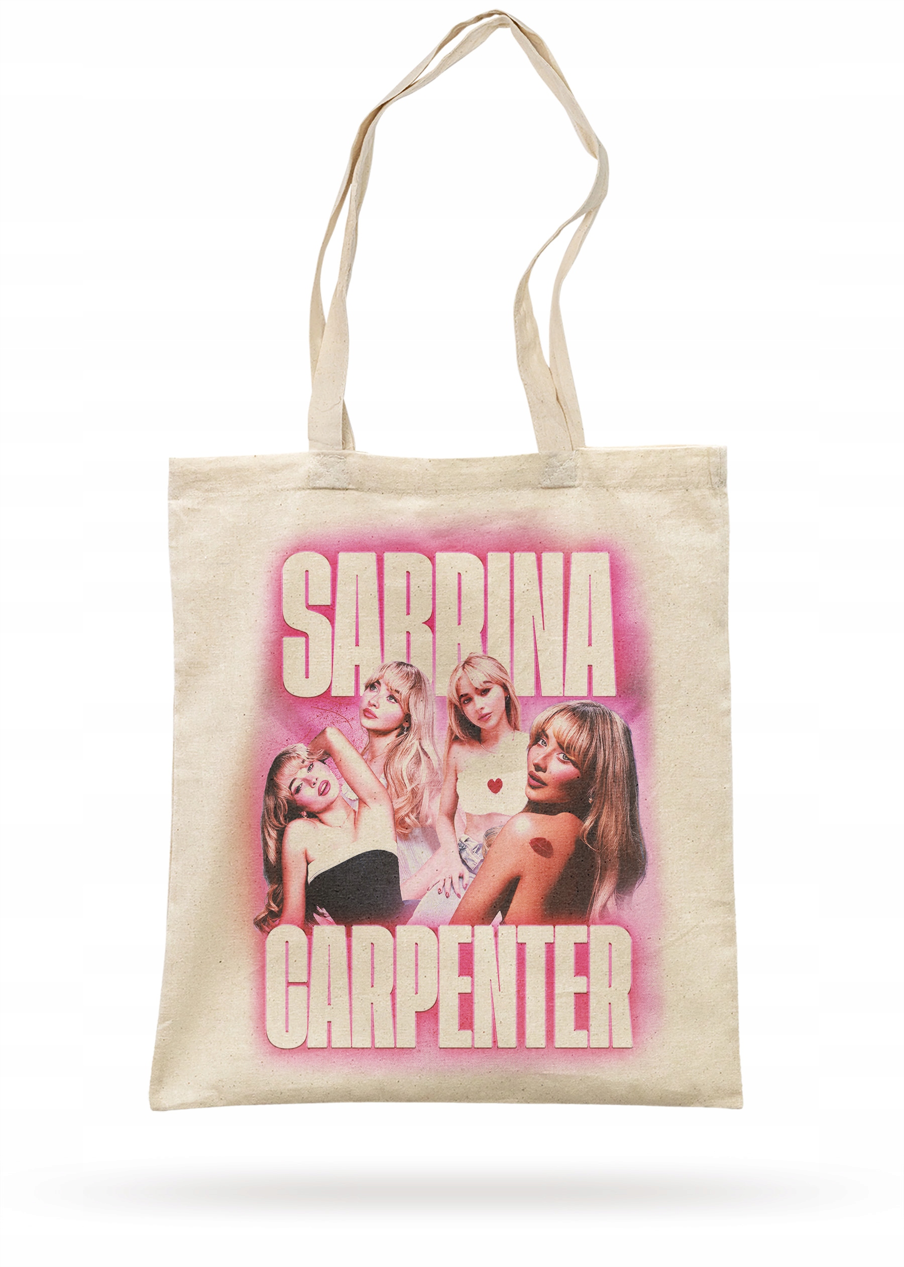 Torba bawełniana z dnem na zakupy 42x38x10 Sabrina Carpenter Dla Fanów