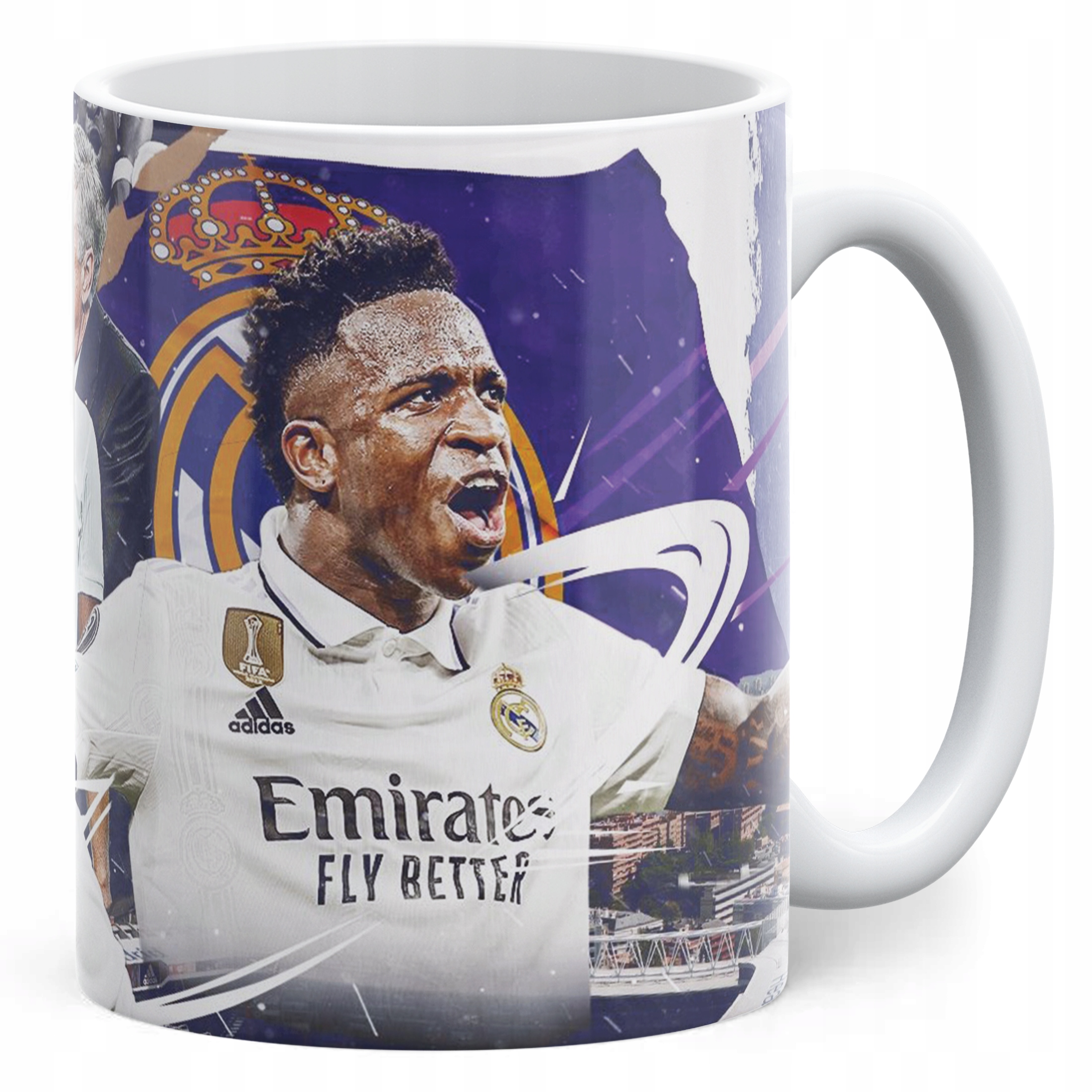 Kubek Vinicius Jr dla fanów Real Madryt dla kibica na prezent