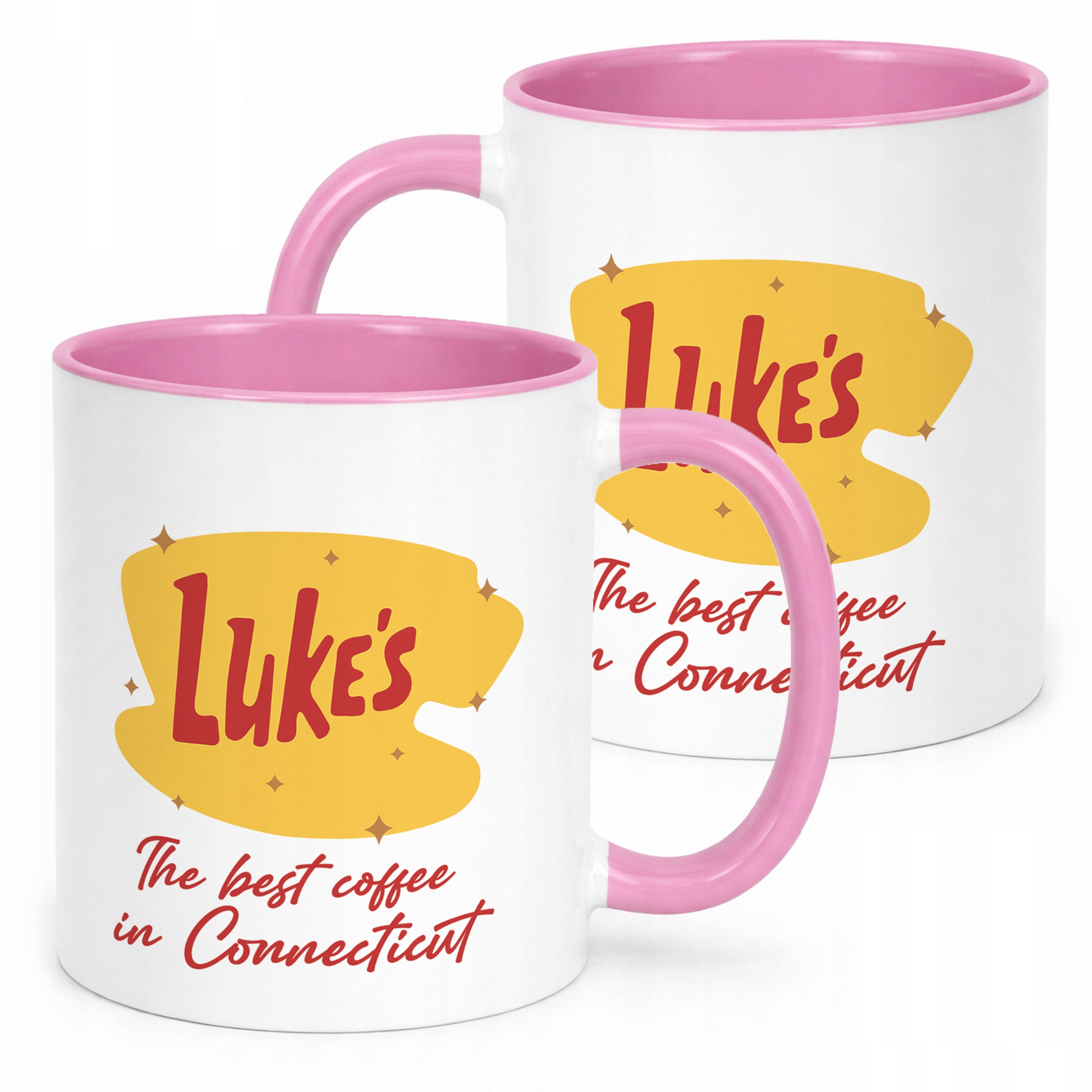 Kubek Różowy Gilmore Girls Dla Fanów Serialu Luke’s Coffee