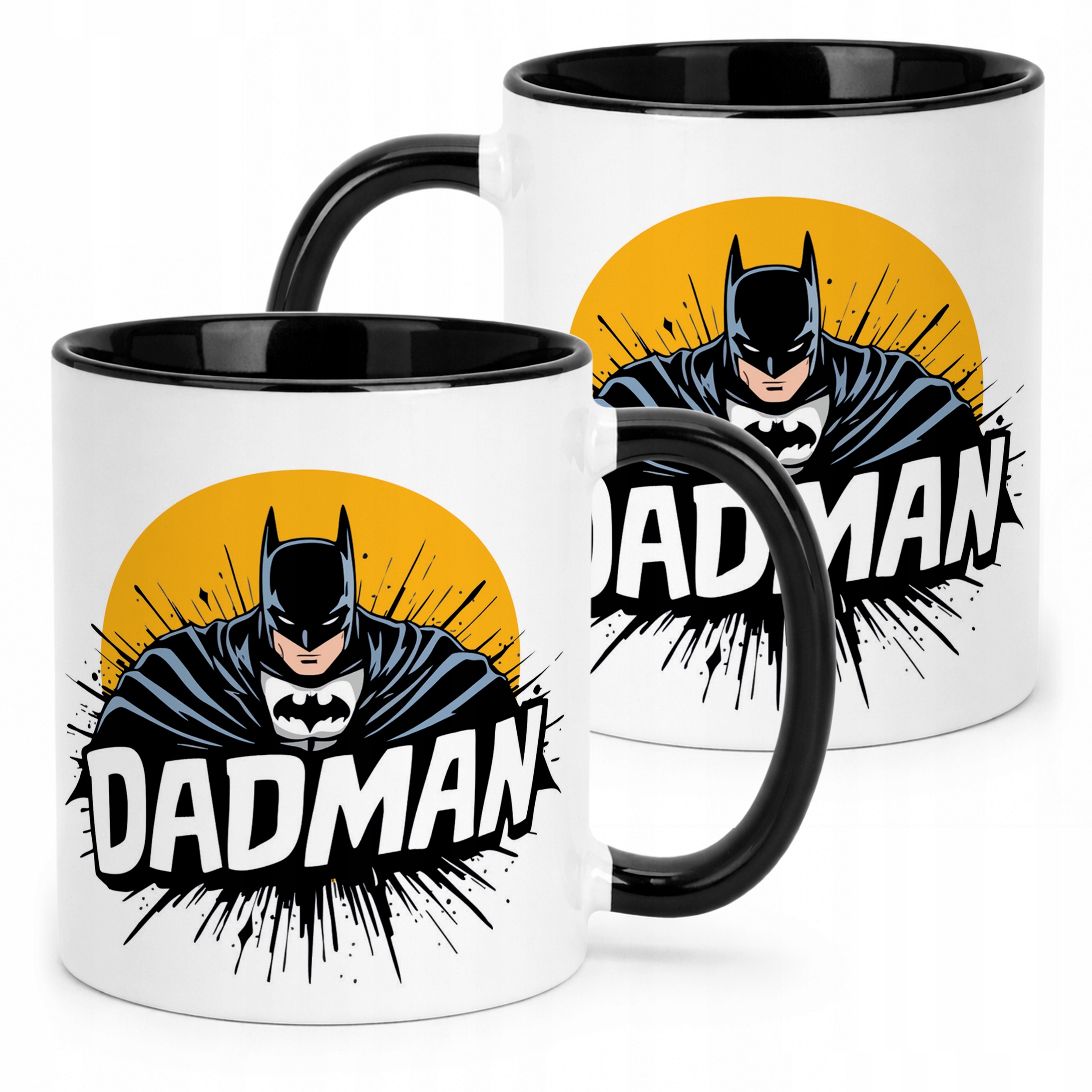 Kubek Czarny Dzień Ojca Dla Taty Dadman Batman Prezent