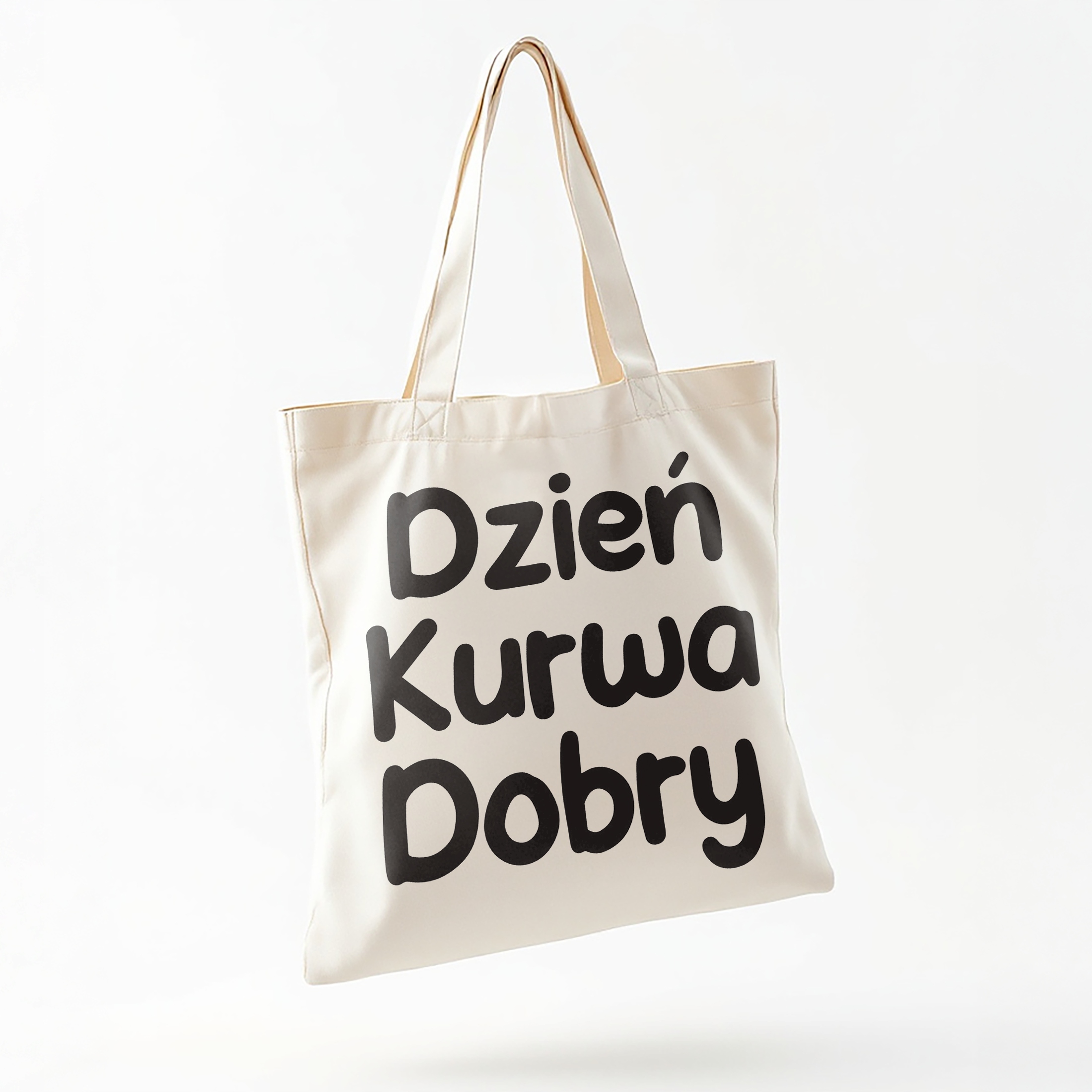Torba bawełniana na zakupy Dzień Ku*wa Dobry Zabawny Prezent