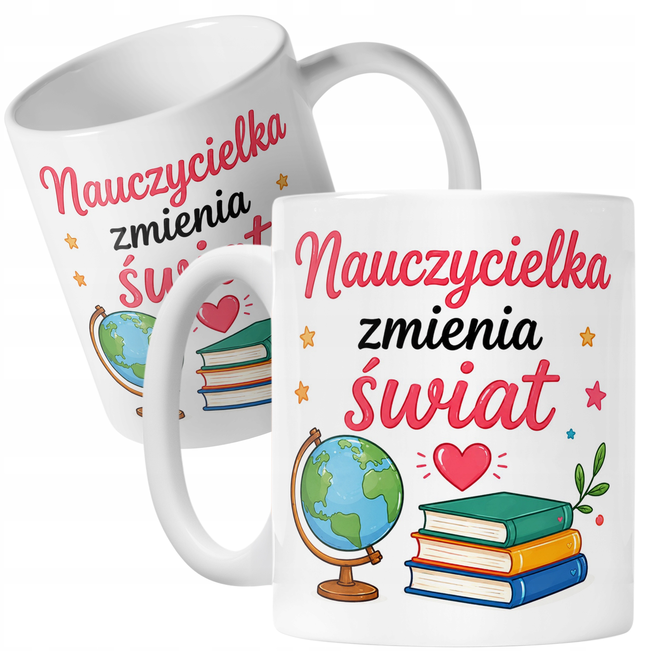 Kubek Dzień Nauczyciela Zakończenie Roku Dla Nauczycielki Prezent Upominek