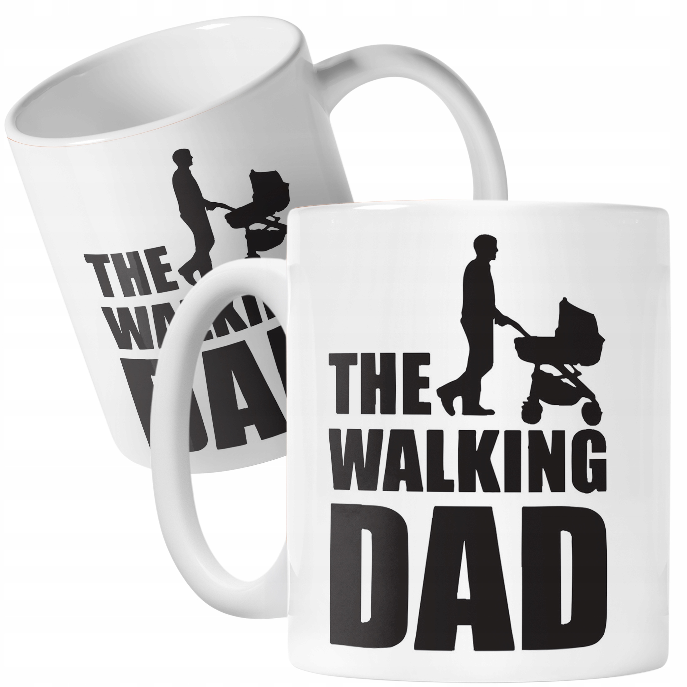 Kubek ceramiczny Dzień Ojca Dla Taty The Walking Dad Prezent