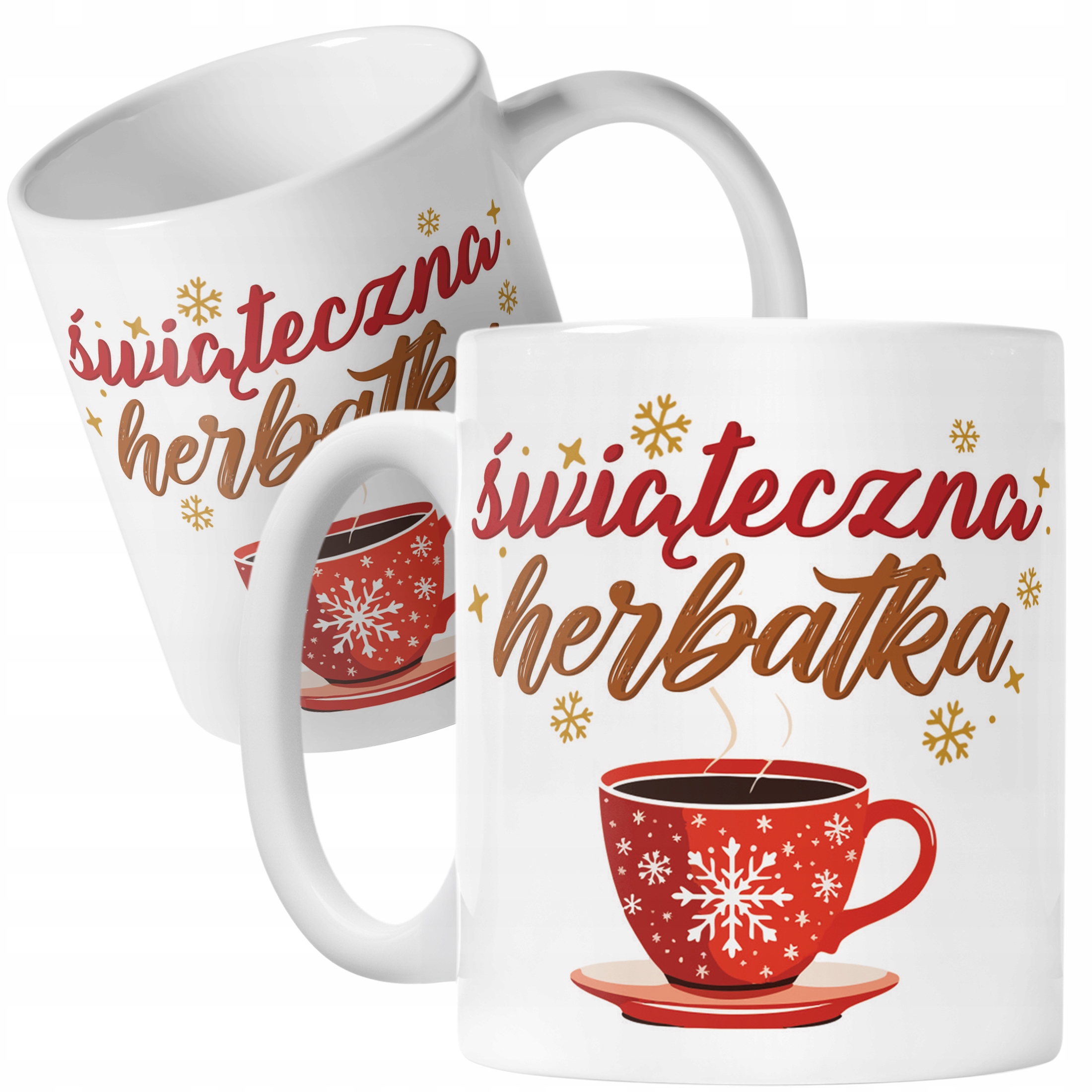 Kubek Ceramiczny Świąteczny Świąteczna Herbatka Boże Narodzenie Prezent