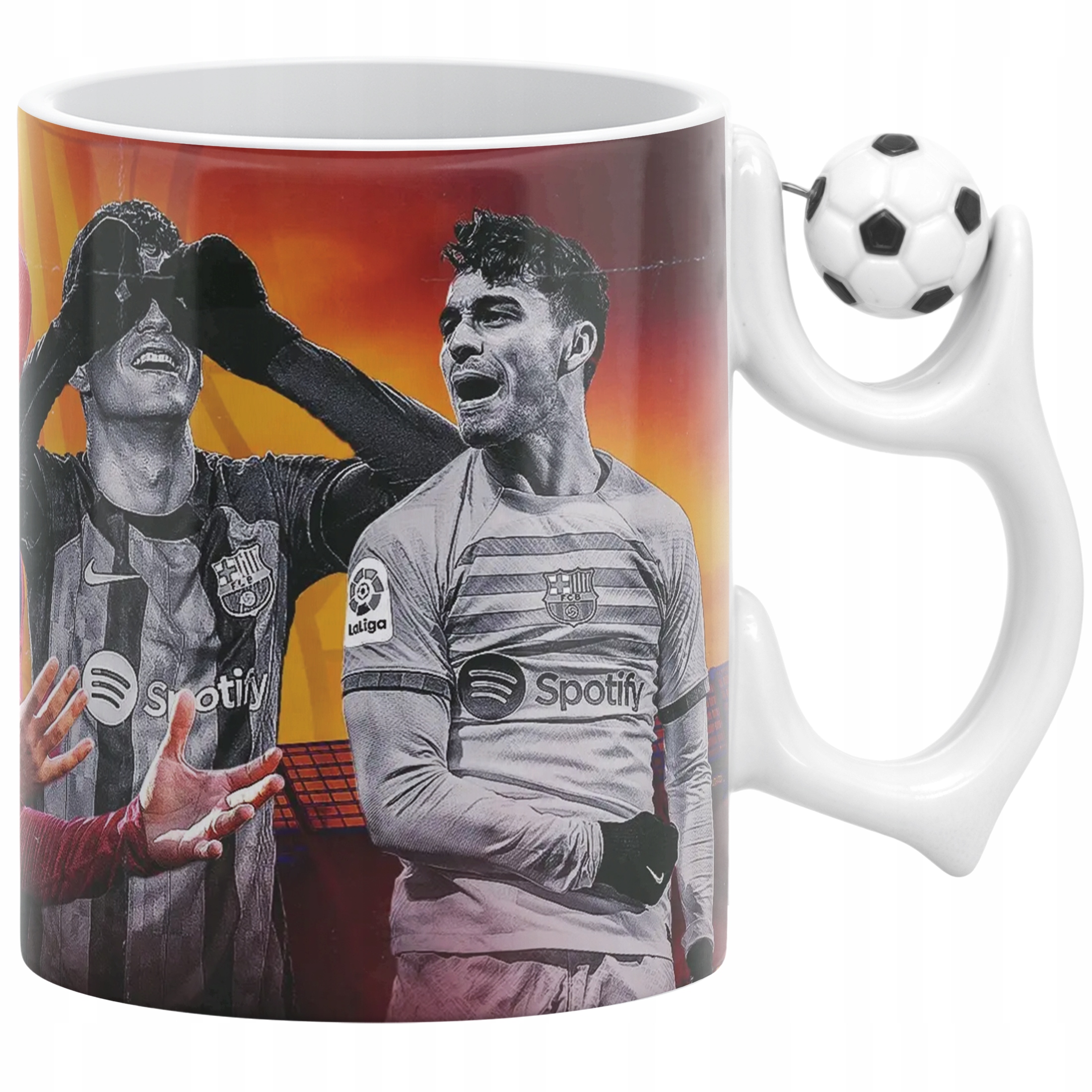 Kubek piłkarski Pedri dla fanów Barcelona Barca dla kibica