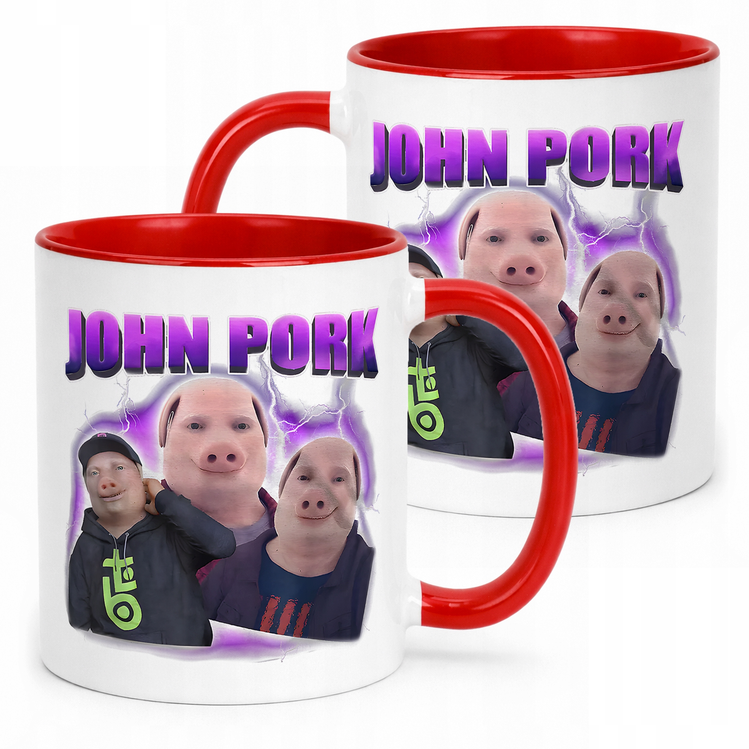Kubek ceramiczny John Pork viral tiktok brainrot mem