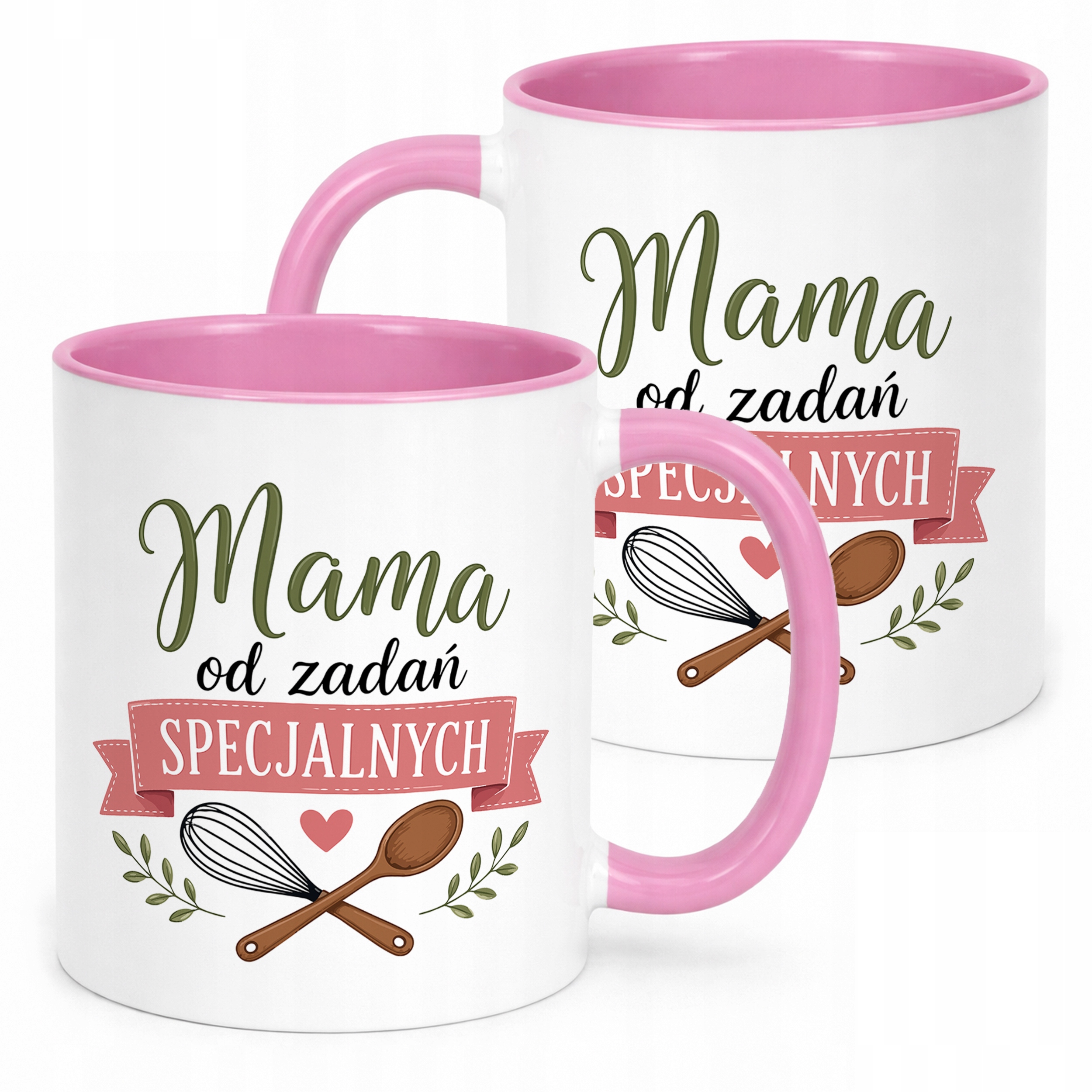Kubek dla mamy różowy prezent na Dzień Matki oryginalny prezent dla mamy