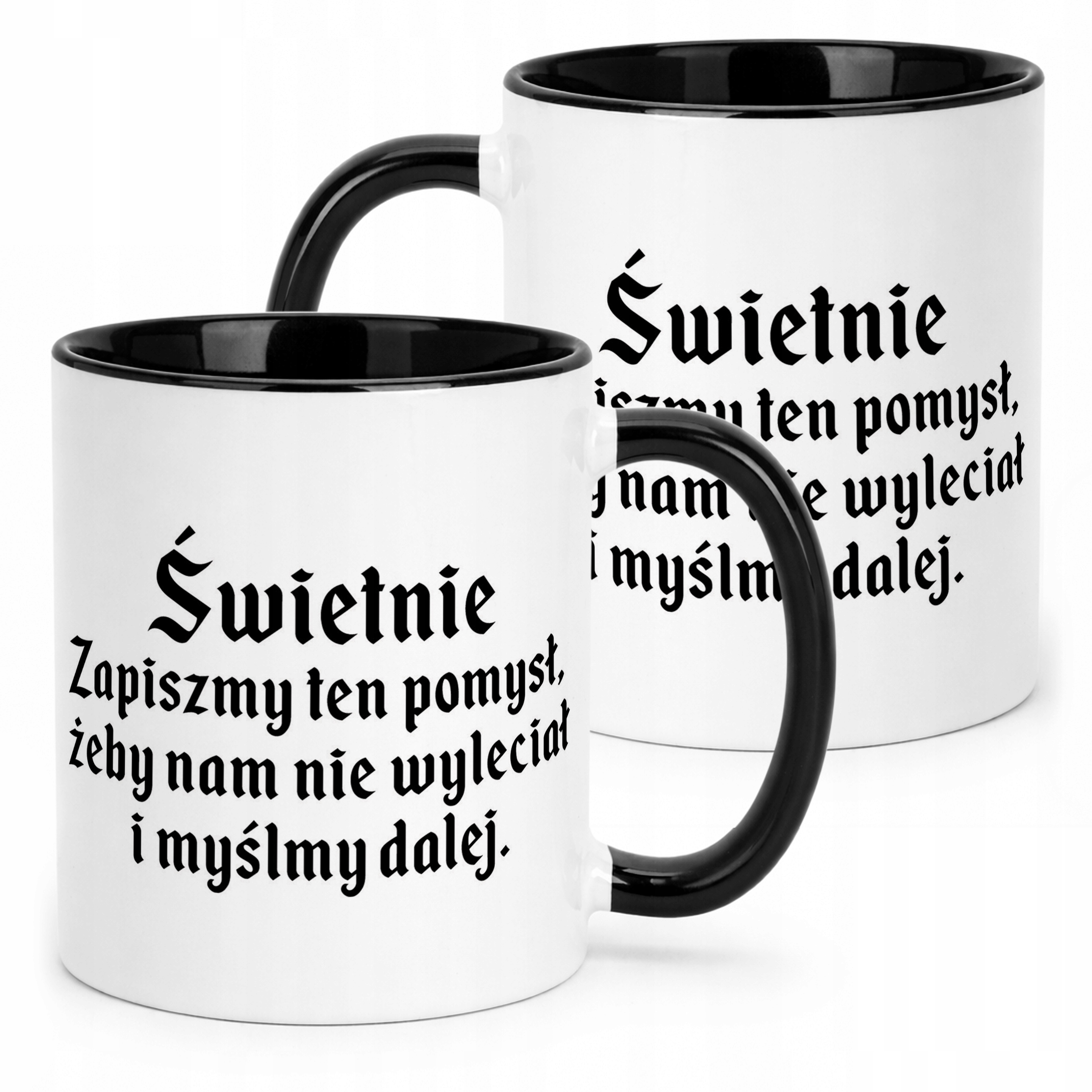 Kubek Czarny 1670 Zapiszmy Ten Pomysł I Myślmy Dalej Jan Paweł