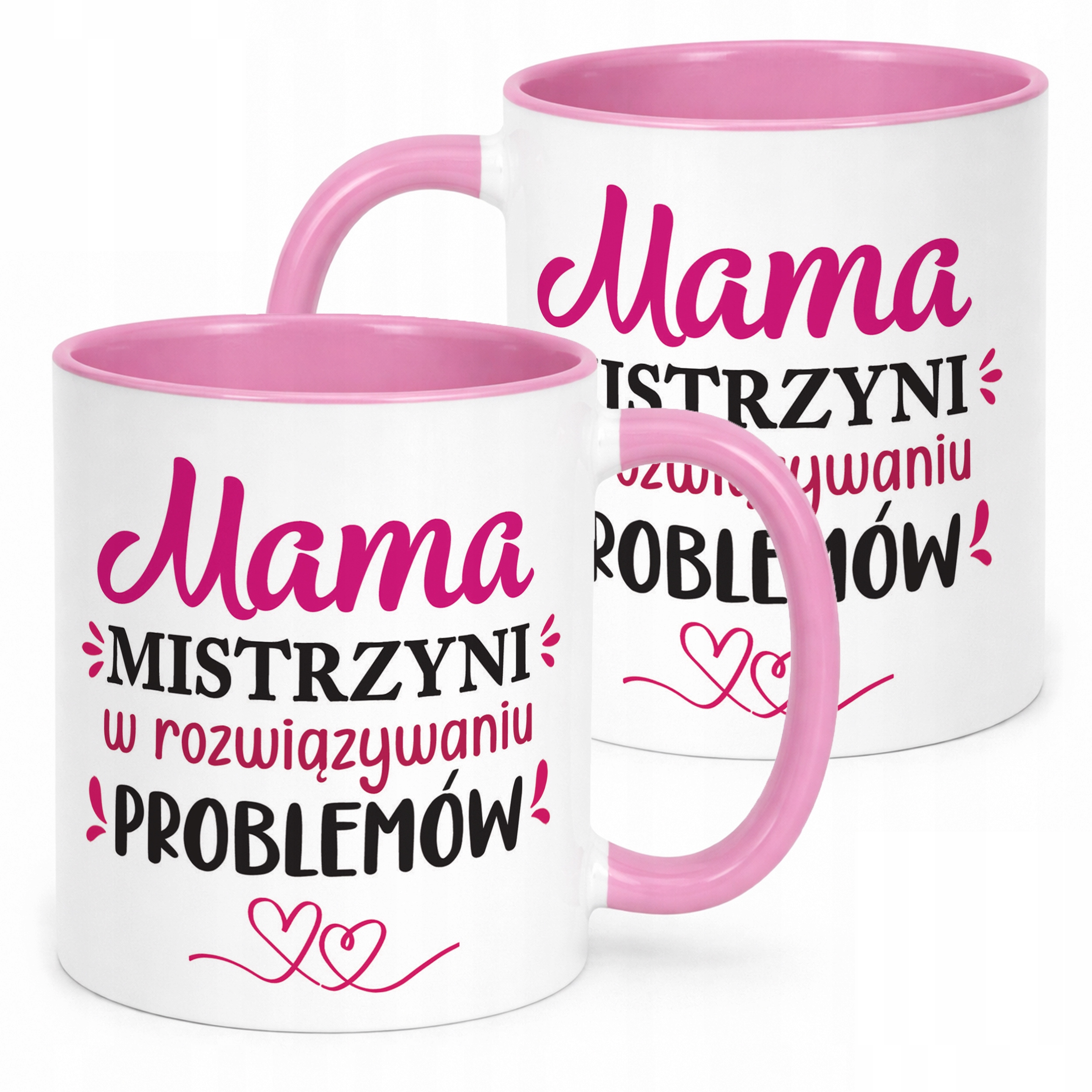 Kubek Różowy Dzień Matki Dla Mamy Prezent Upominek Mistrzyni Mama