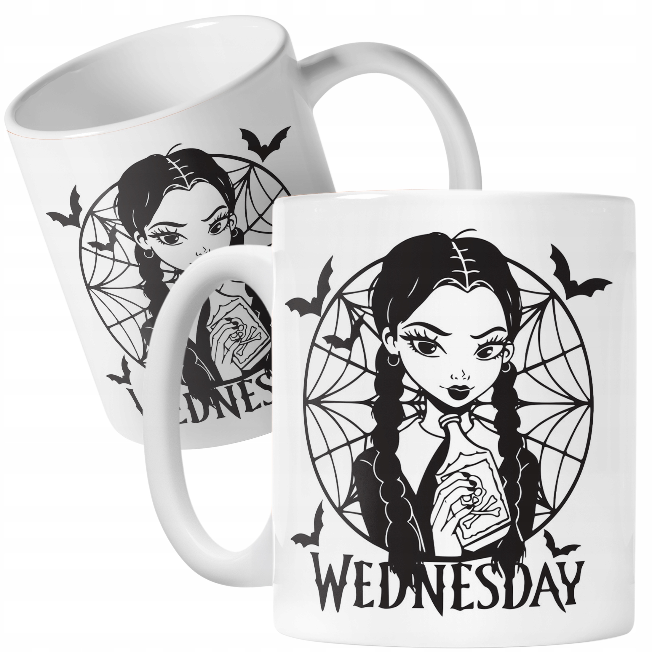 Kubek ceramiczny Nevermore Wednesday Addams Dla Fanów Prezent