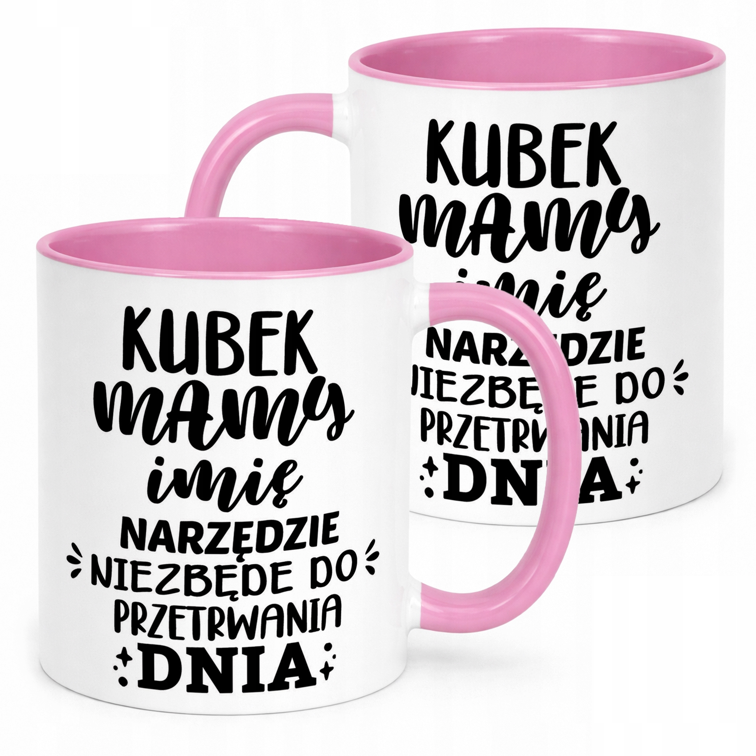Kubek Różowy Personalizowany Dzień Matki Dla Mamy Prezent Upominek