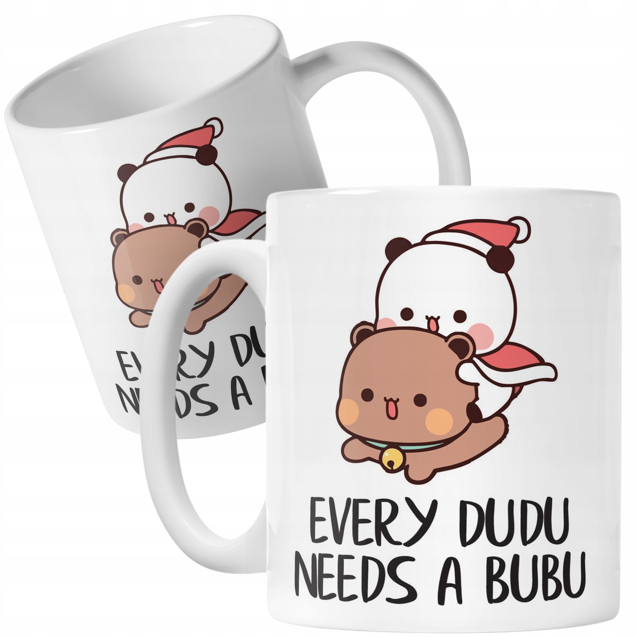 Kubek Ceramiczny Świąteczny Bubu Dudu Boże Narodzenie Mikołajki Prezent