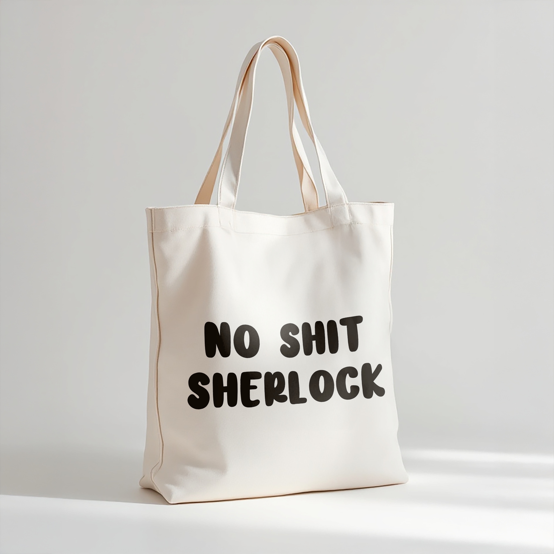 Torba bawełniana premium No Shit Sherlock Zabawny Prezent
