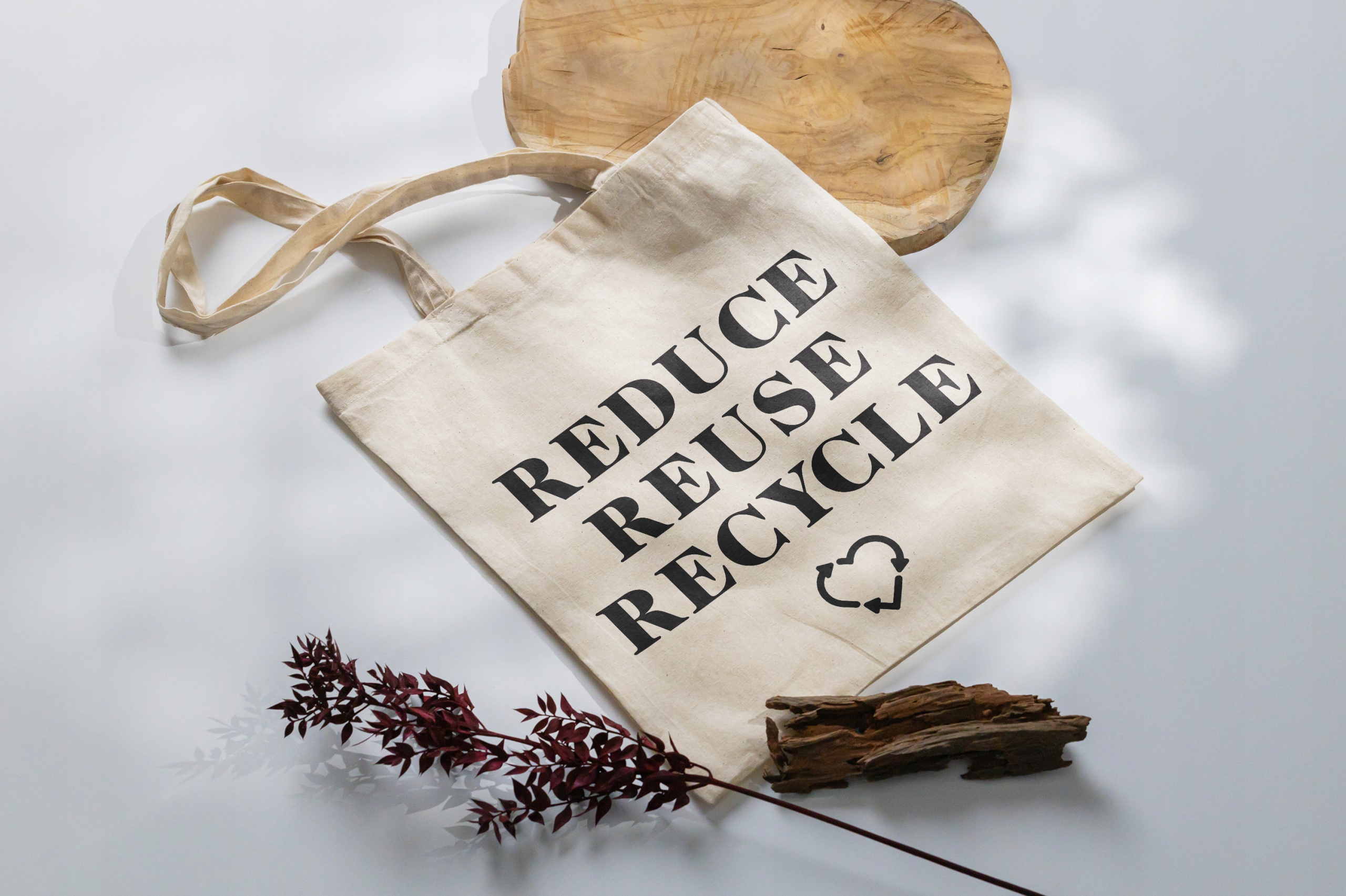 Torba bawełniana materiałowa na zakupy EKO Ekologia Recykling Środowisko