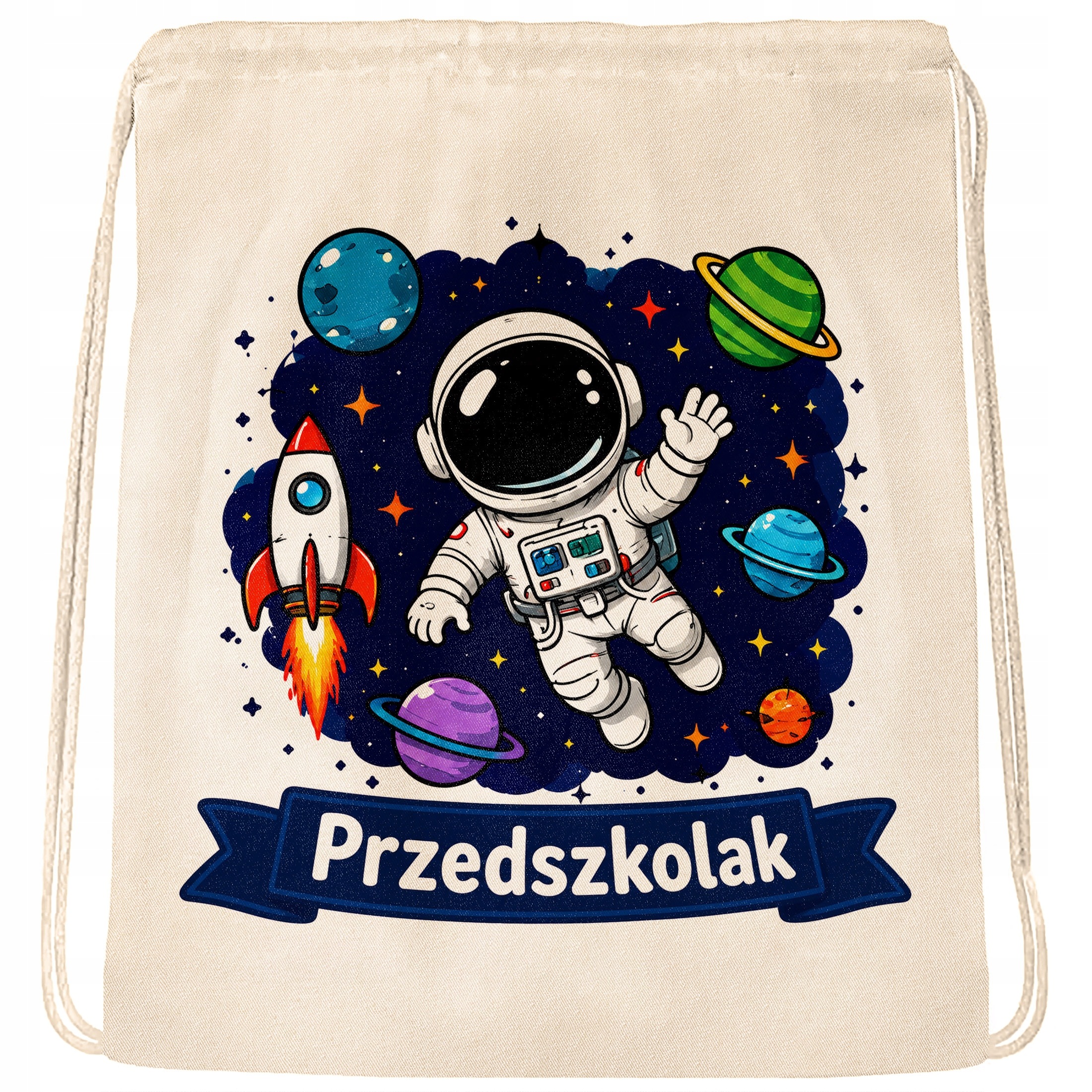 Zestaw Plecak Worek Kubek Z Nadrukiem Przedszkolak Szkoła Dla Dzieci