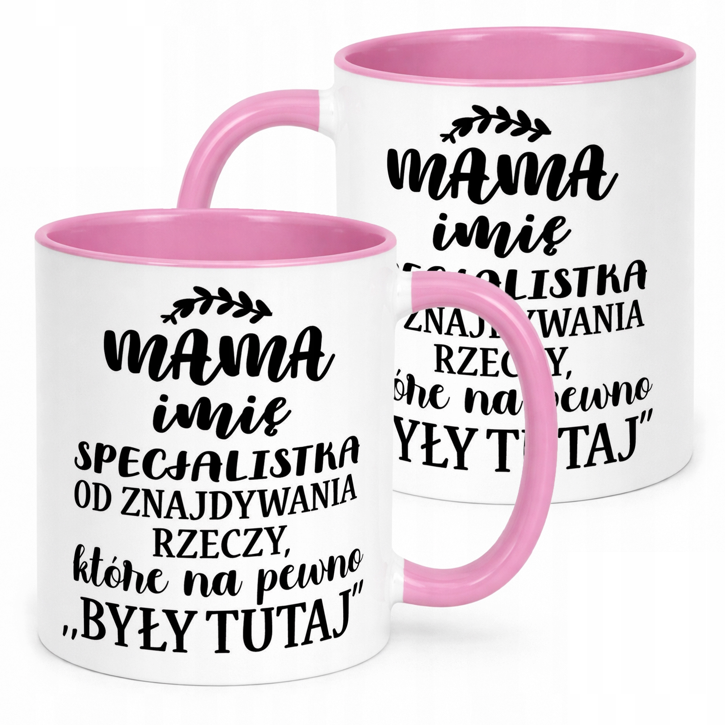 Kubek Różowy Personalizowany Dzień Matki Dla Mamy Prezent Upominek