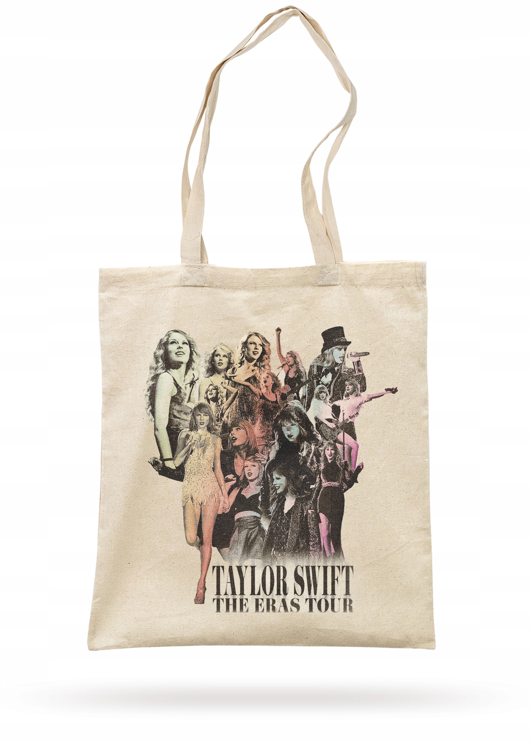 Torba bawełniana z dnem na zakupy 42x38x10 Taylor Swift The Eras Tour
